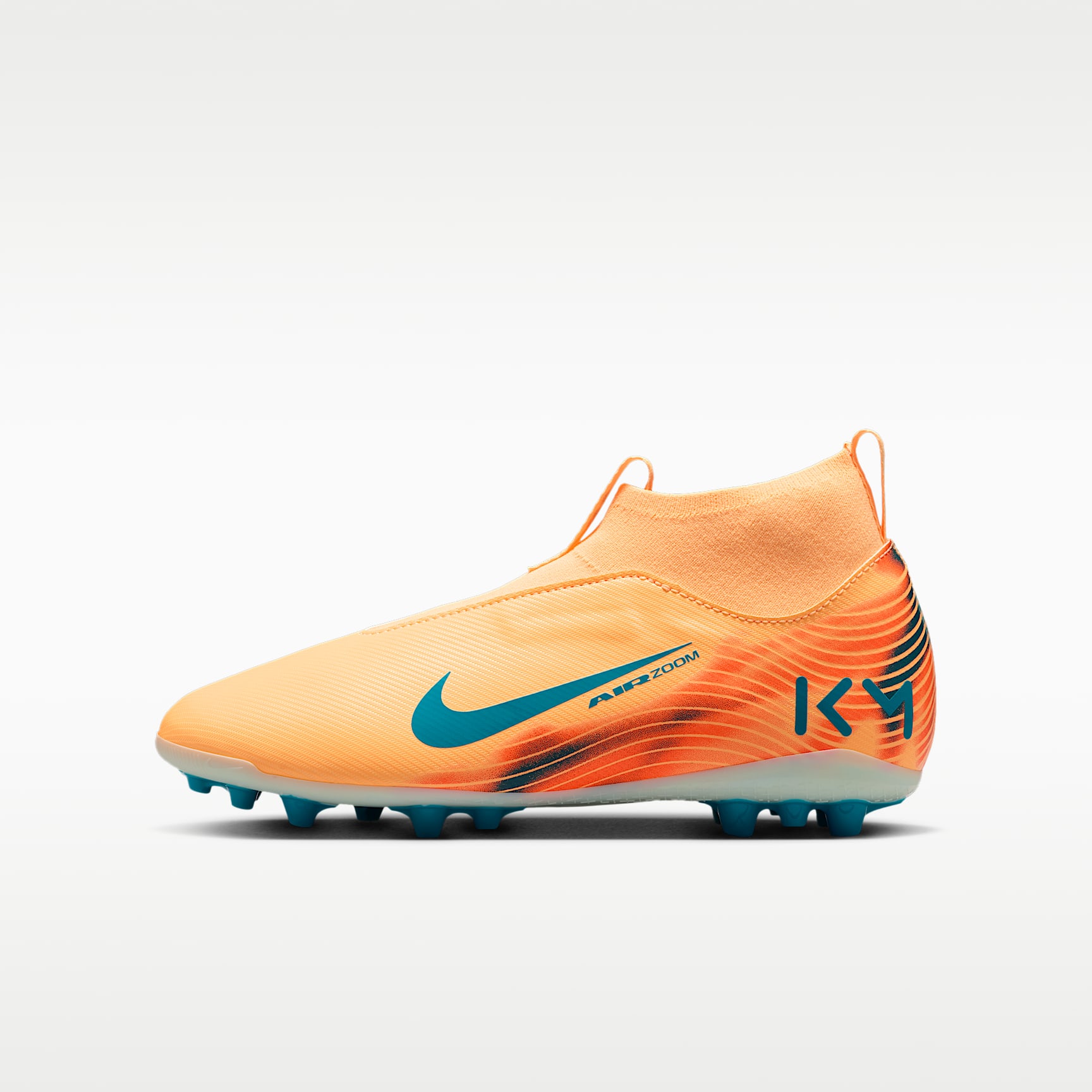 Nike Jr. Mercurial Superfly 10 Academy «Kylian Mbappé» AG fotballsko med høy profil til store barn