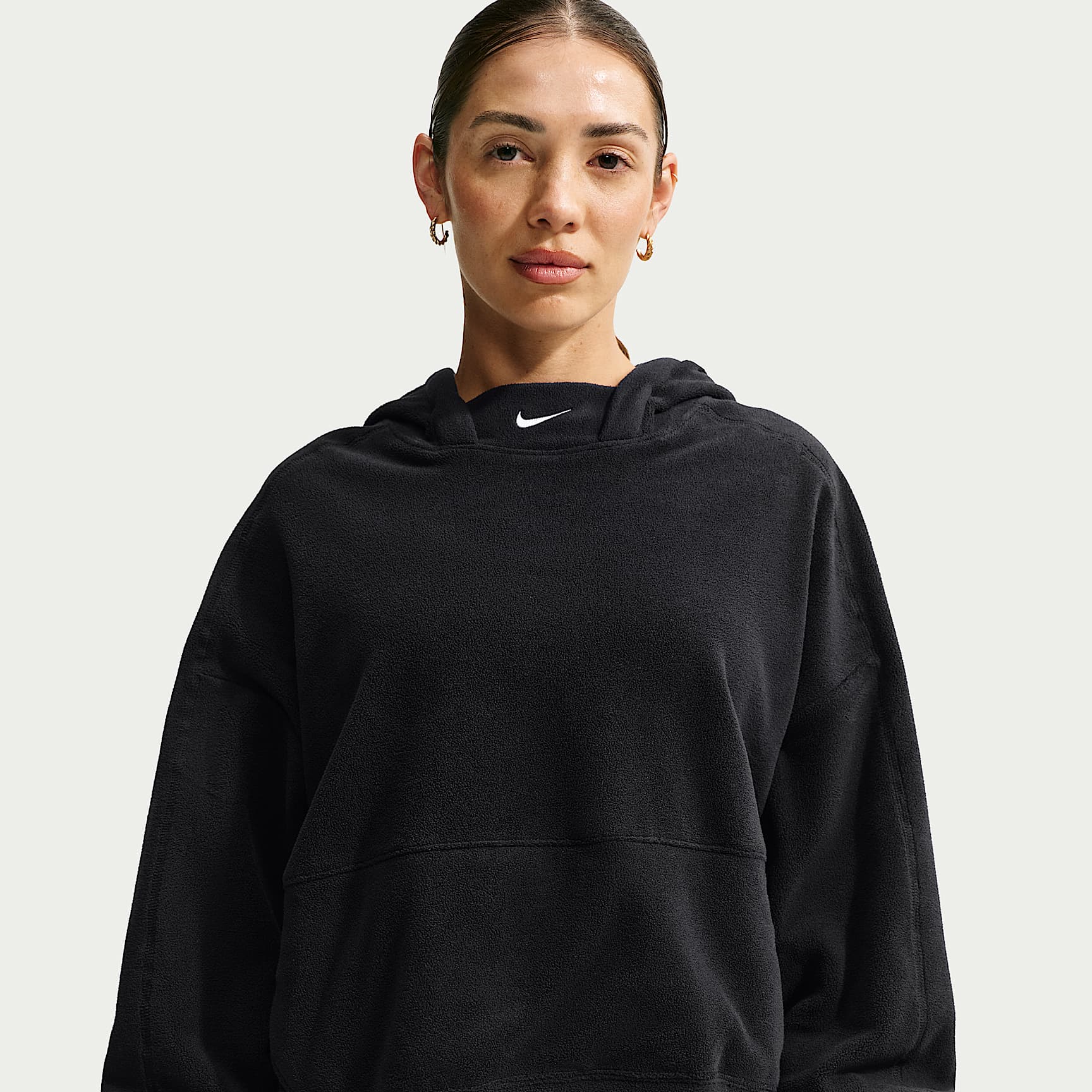 Nike One Women's Therma-FIT Oversized Pullover Hoodie