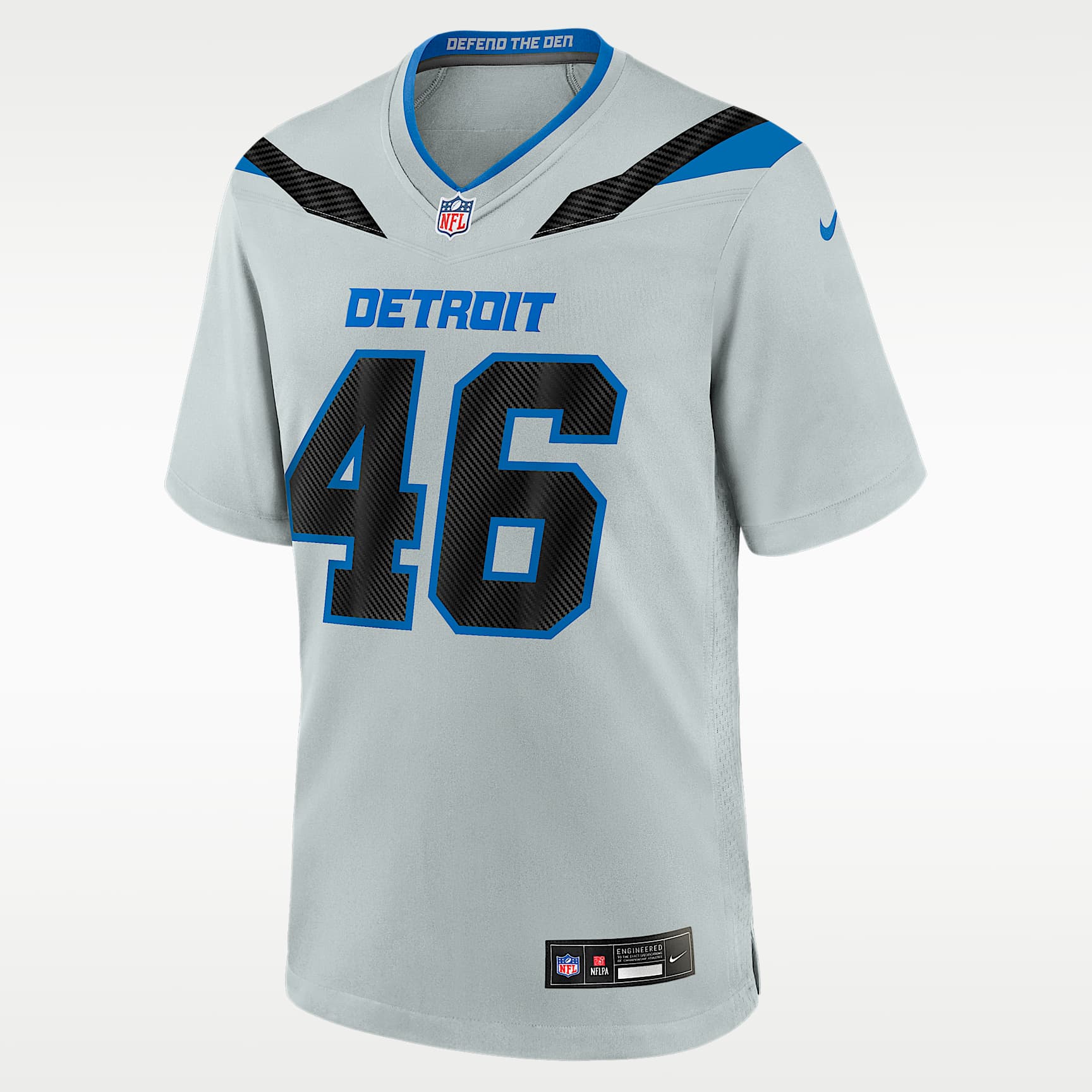 Jack Campbell Detroit Lions Rivalries Collection Men's Nike NFL Game Jersey