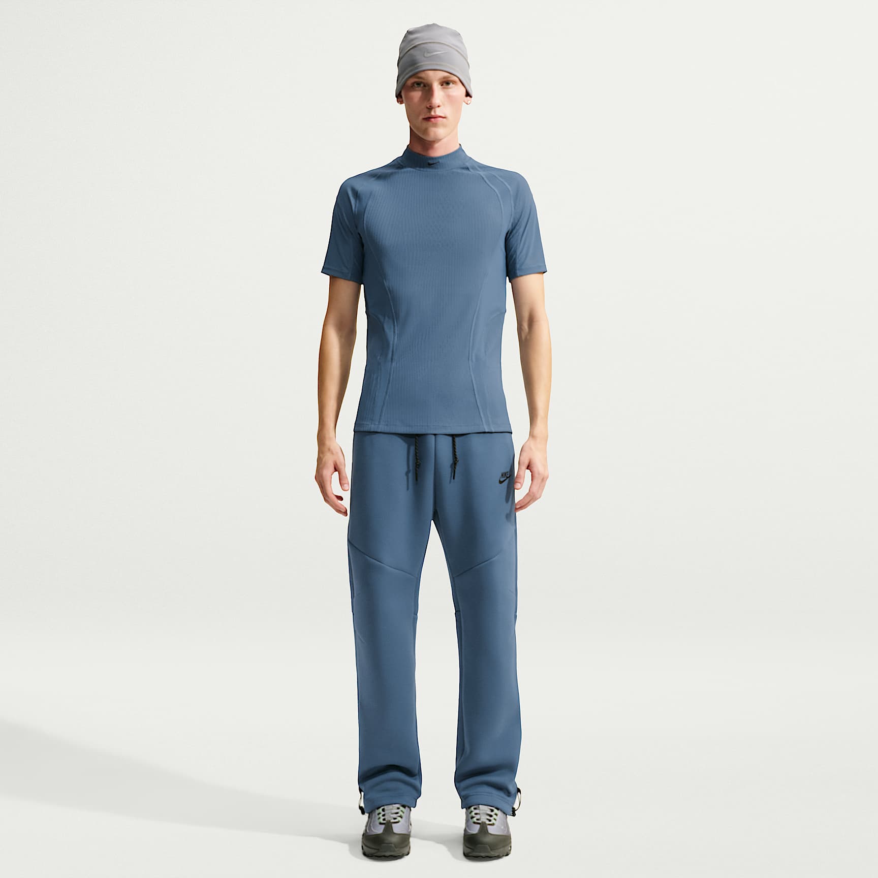 Pants de tejido Fleece con dobladillo abierto para hombre Nike Tech