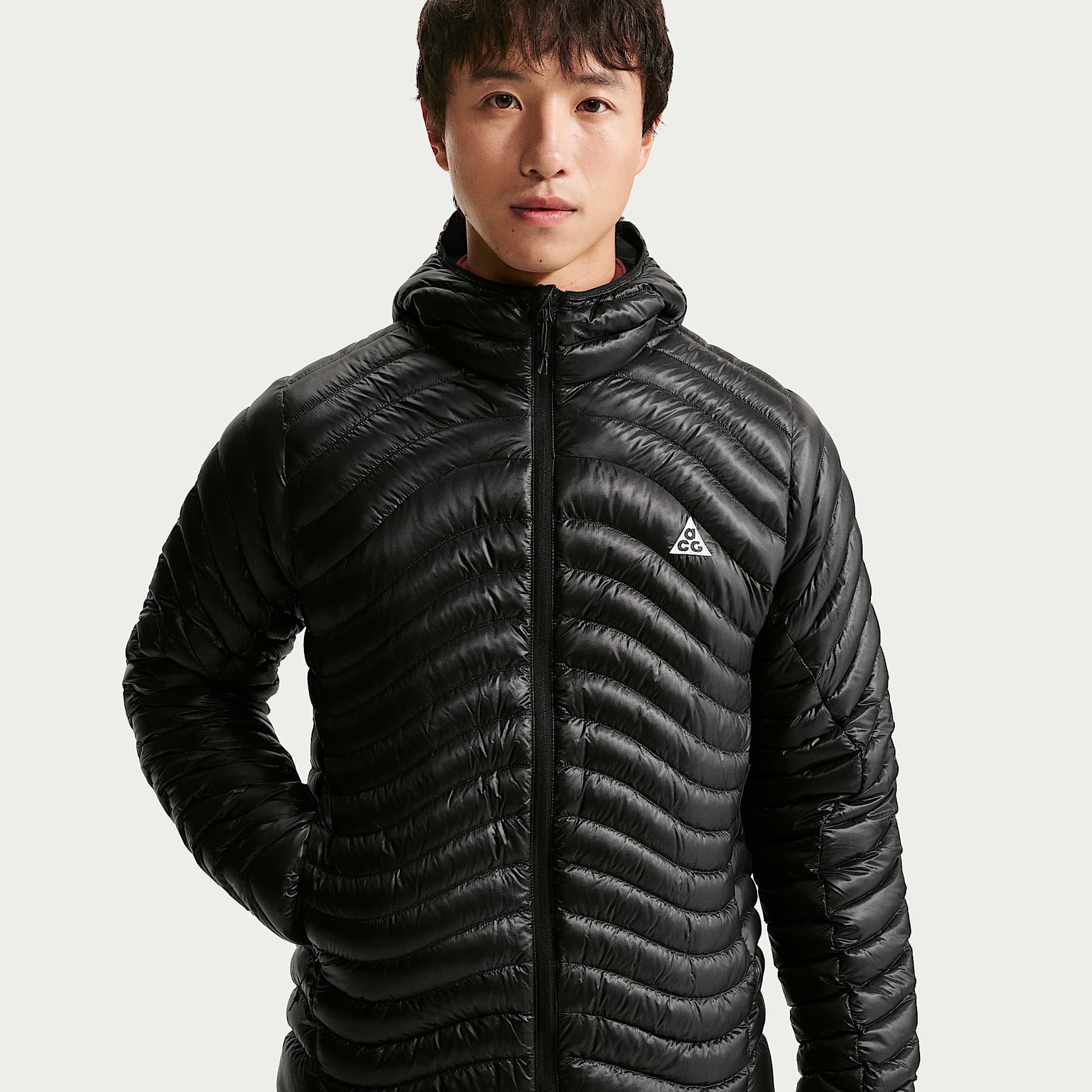 ACG 라바 플로우 울트라라이트 남성 써마 핏 ADV 다운 재킷