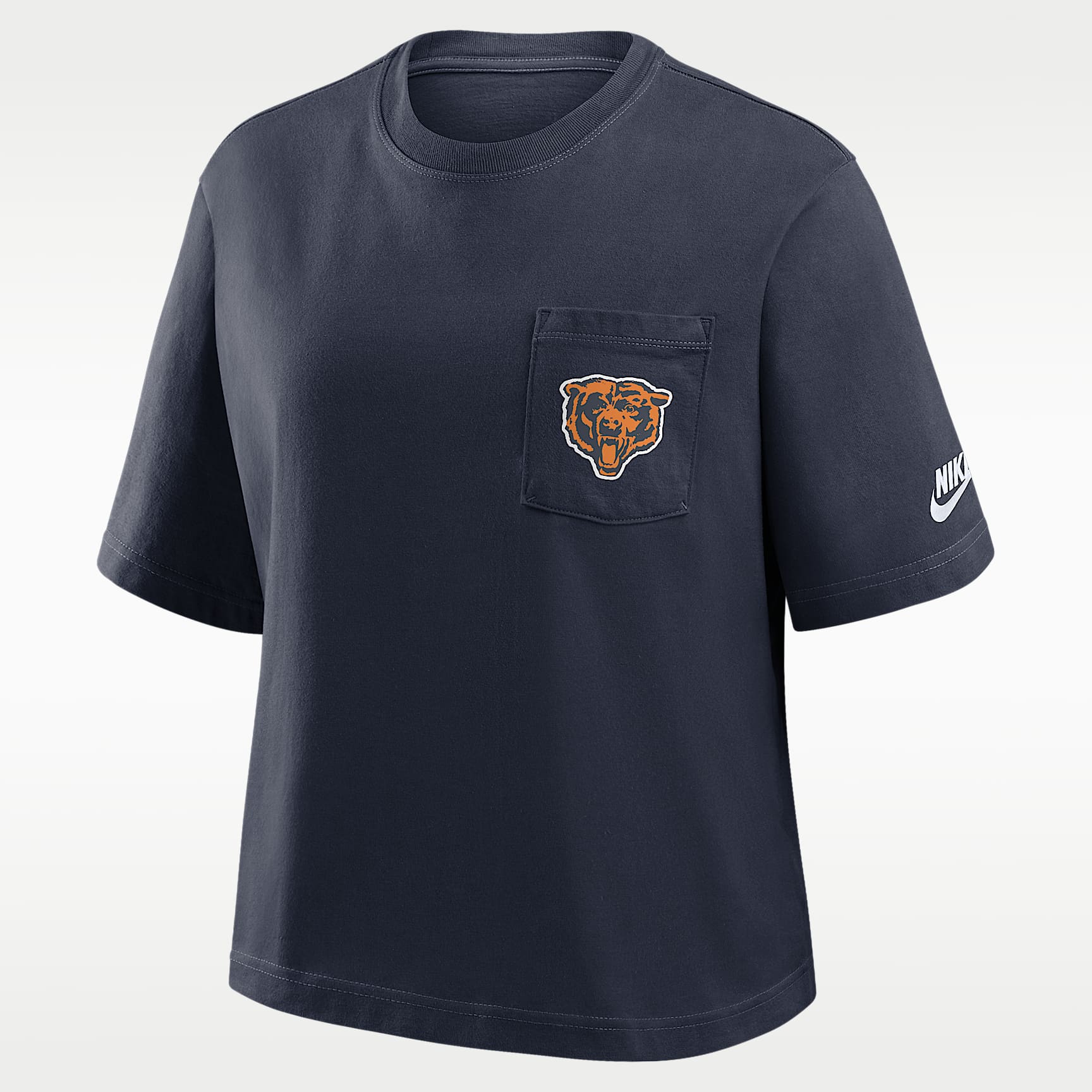 Chicago Bears Rewind Pocket Boxy Women's Nike NFL T-Shirt