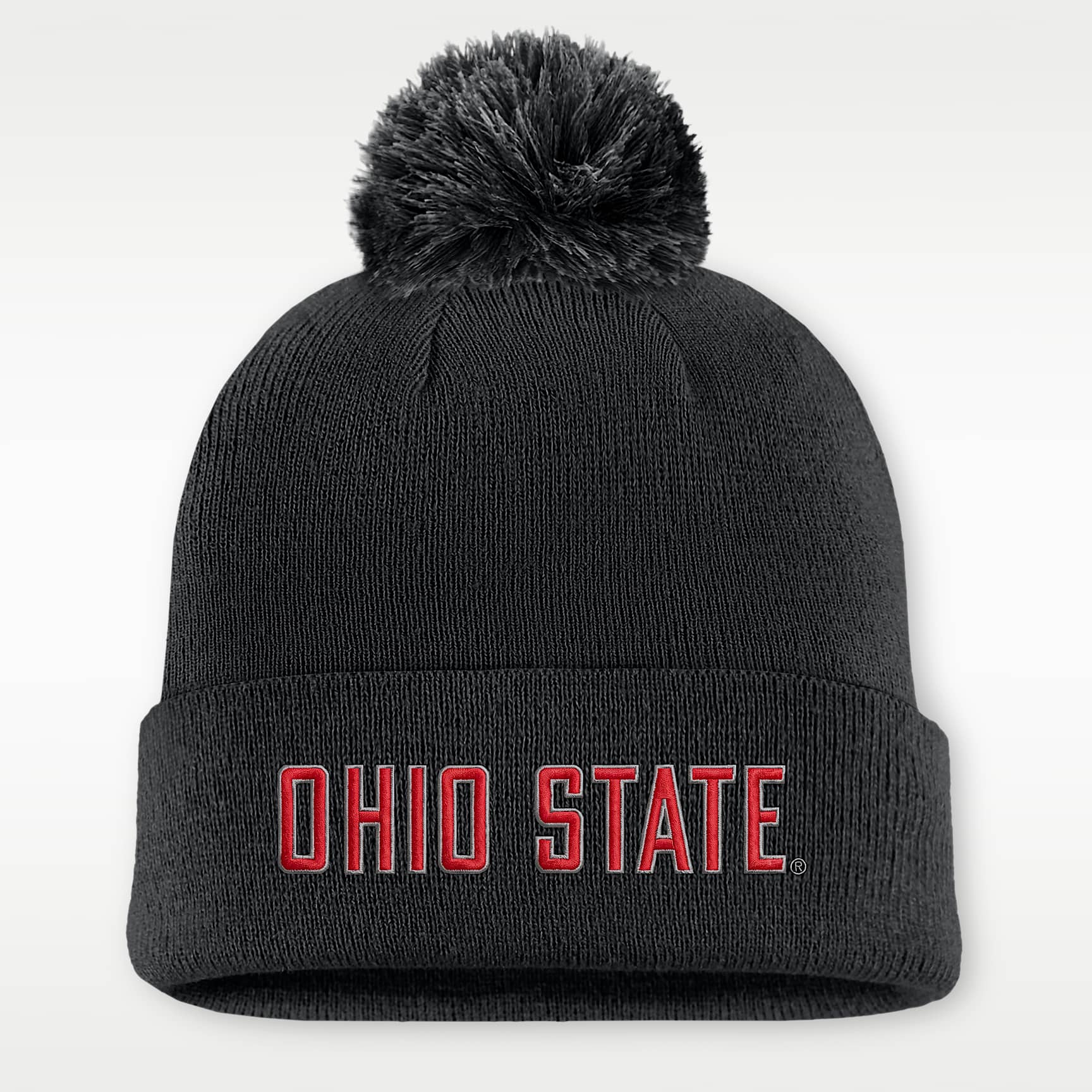 Gorro con dobladillo universitario Nike para hombre Ohio State Peak