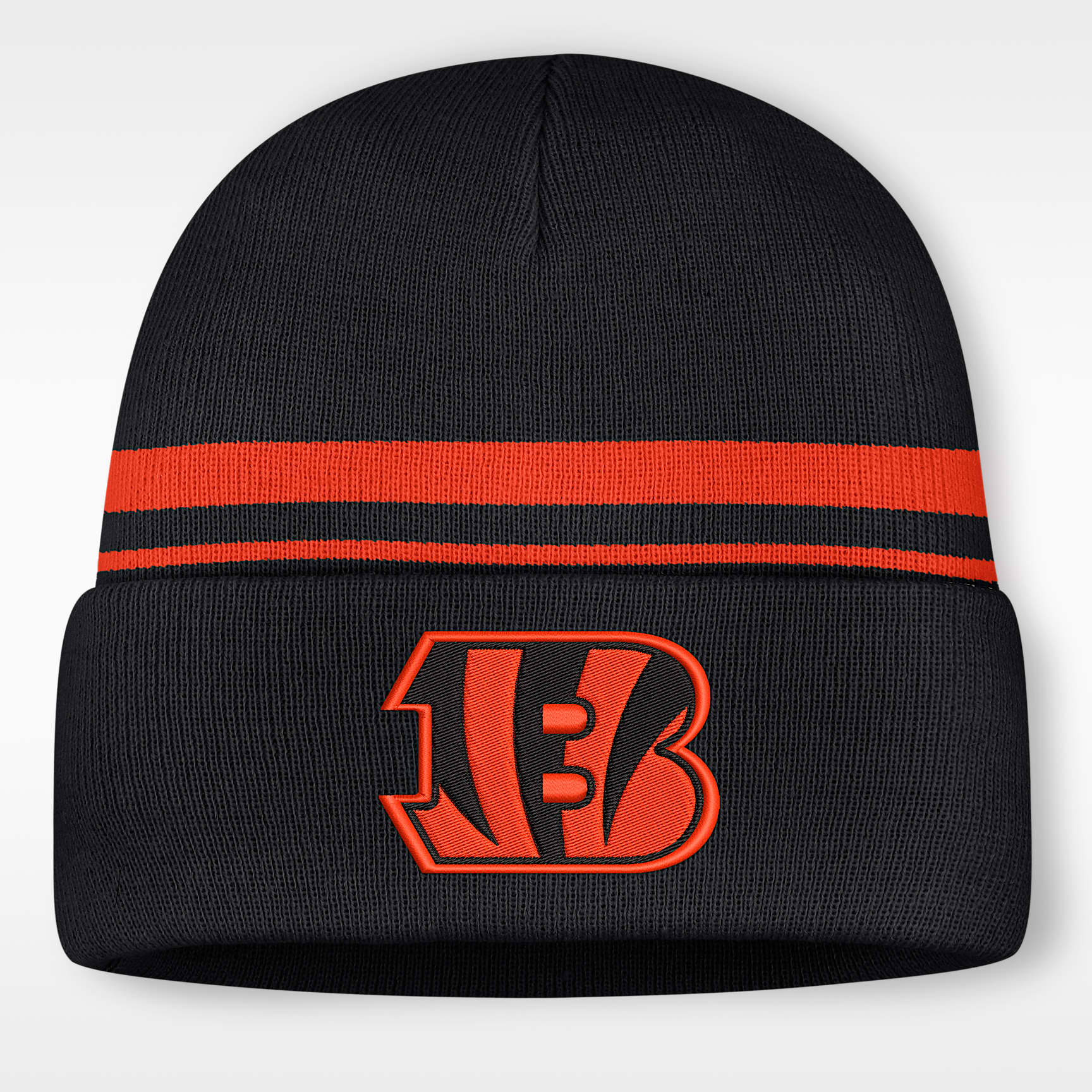 Gorro con dobladillo de la NFL Nike para hombre Cincinnati Bengals Primetime Utility