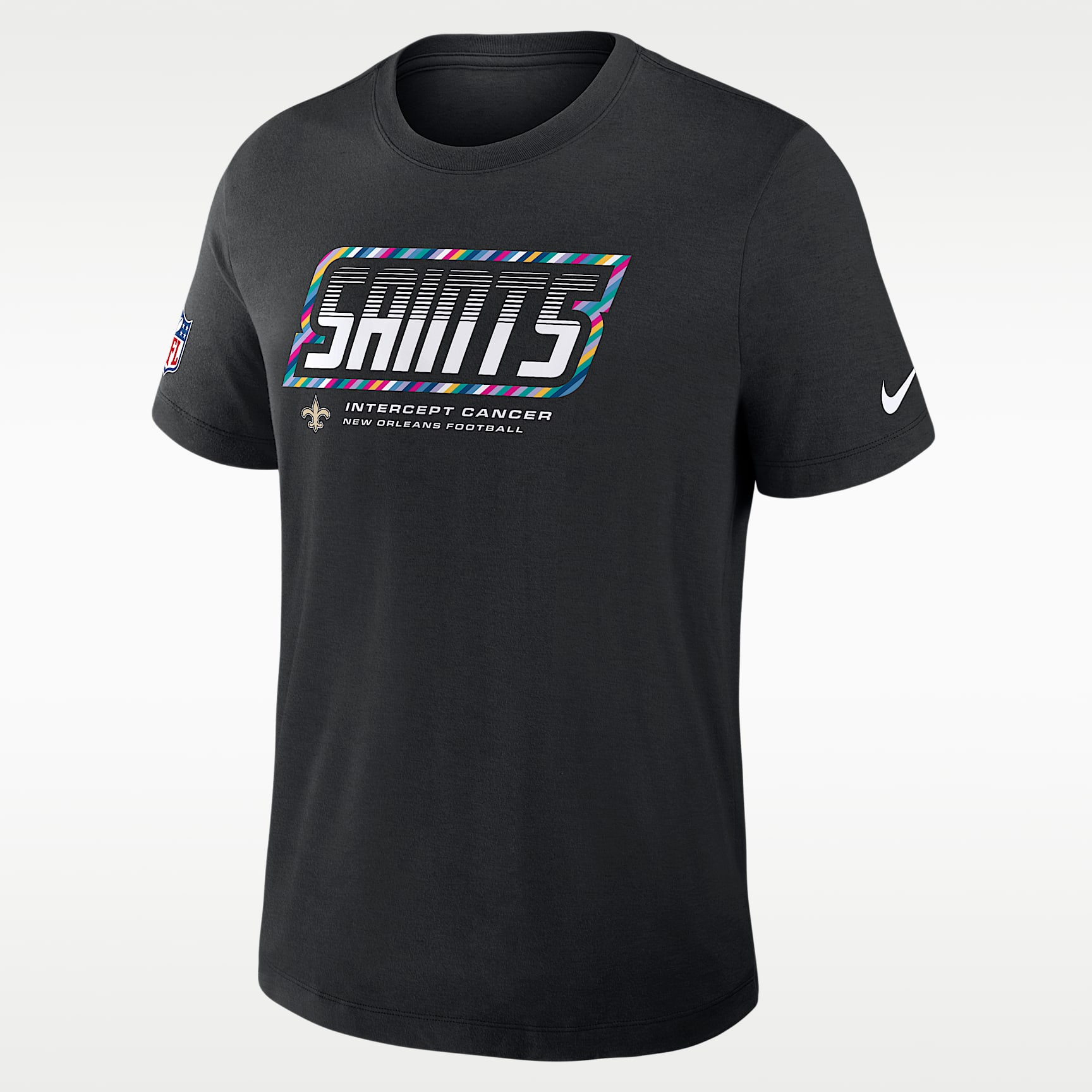 New Orleans Saints Crucial Catch Sideline Men's Nike Dri-FIT NFL T-Shirt