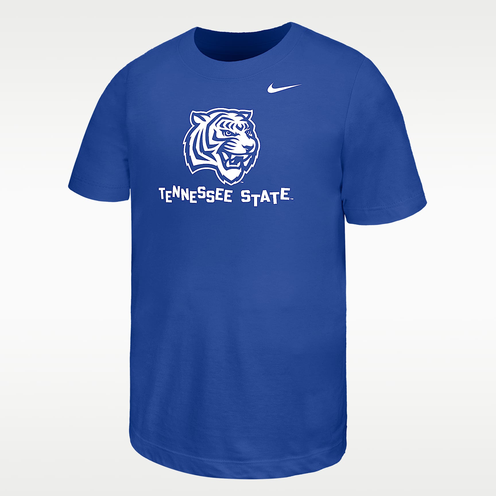 Playera de manga corta para niños talla grande Nike College (Tennessee State University)