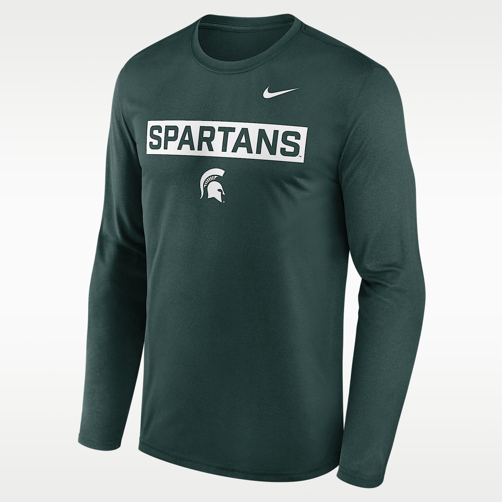 Michigan State Primetime Legend 2-Hit Men's Nike Dri-FIT College Long-Sleeve T-Shirt