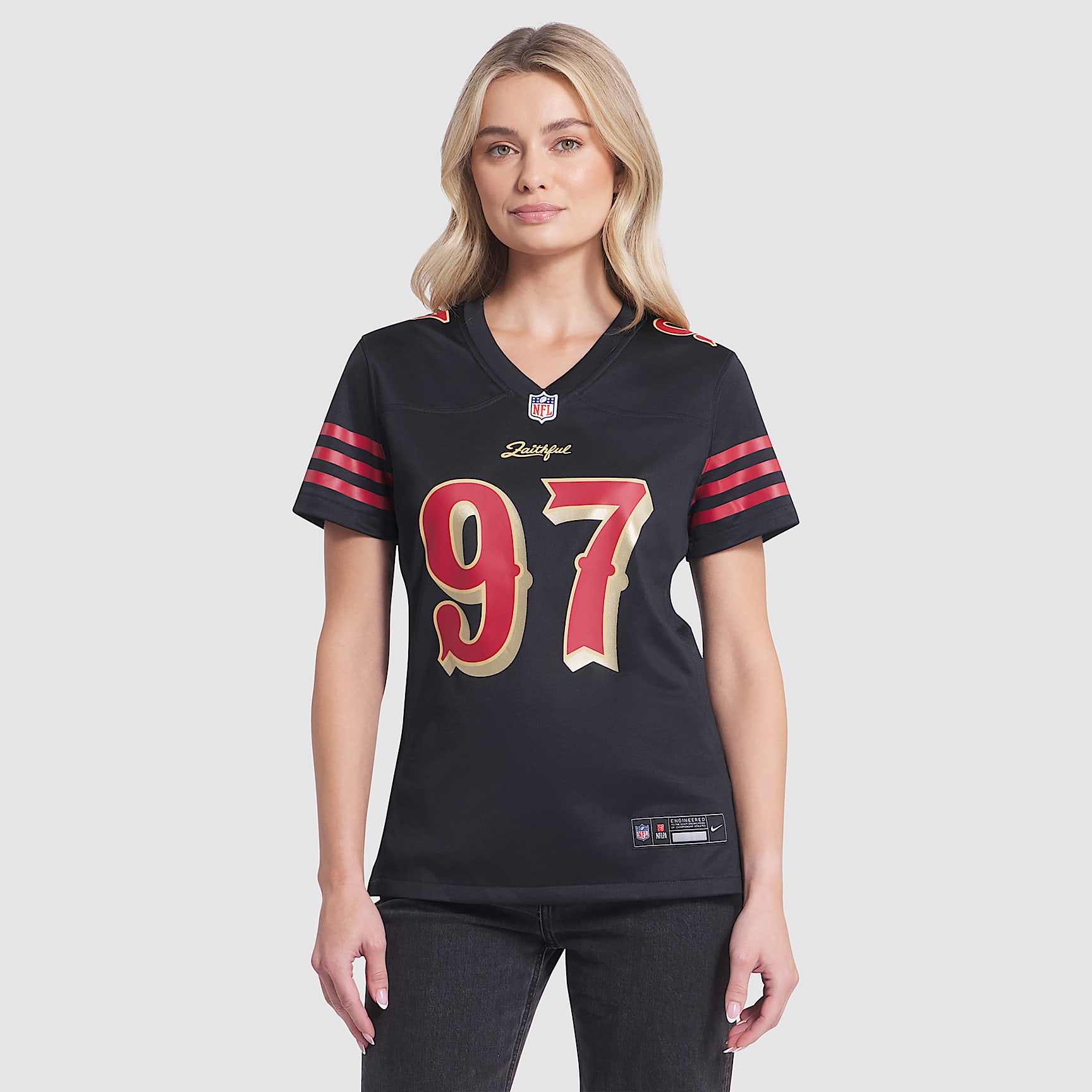 Nick Bosa San Francisco 49ers Rivalries Collection Women’s Nike NFL Game Jersey