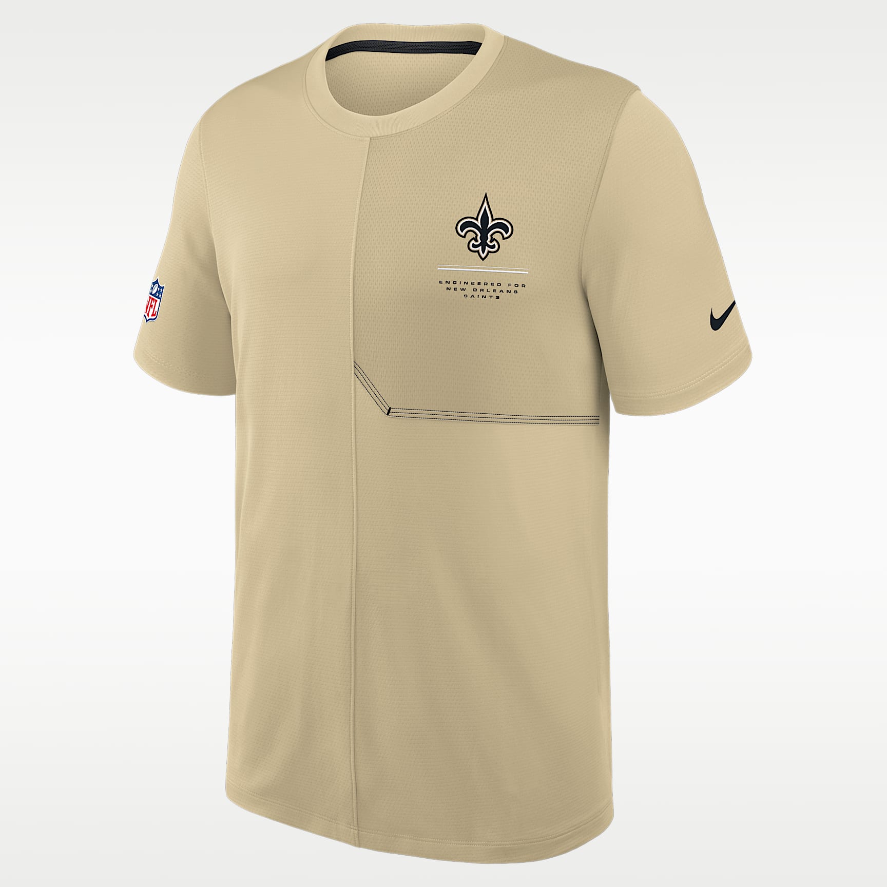 New Orleans Saints Sideline Coach Men's Nike Dri-FIT NFL Top