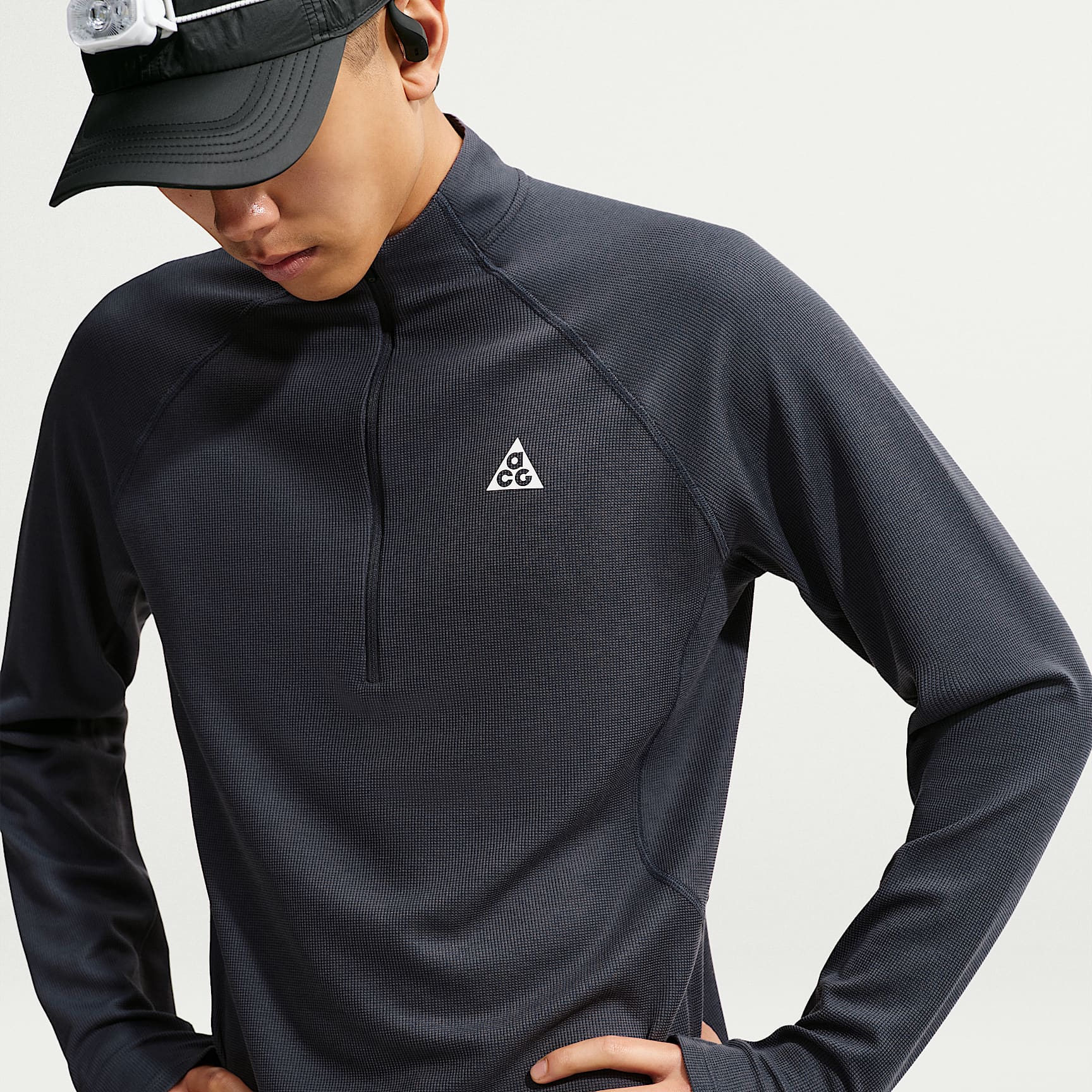 ナイキ ACG メンズ Dri-FIT ミッドレイヤー 1/4ジップ トレイルランニング⁠トップス