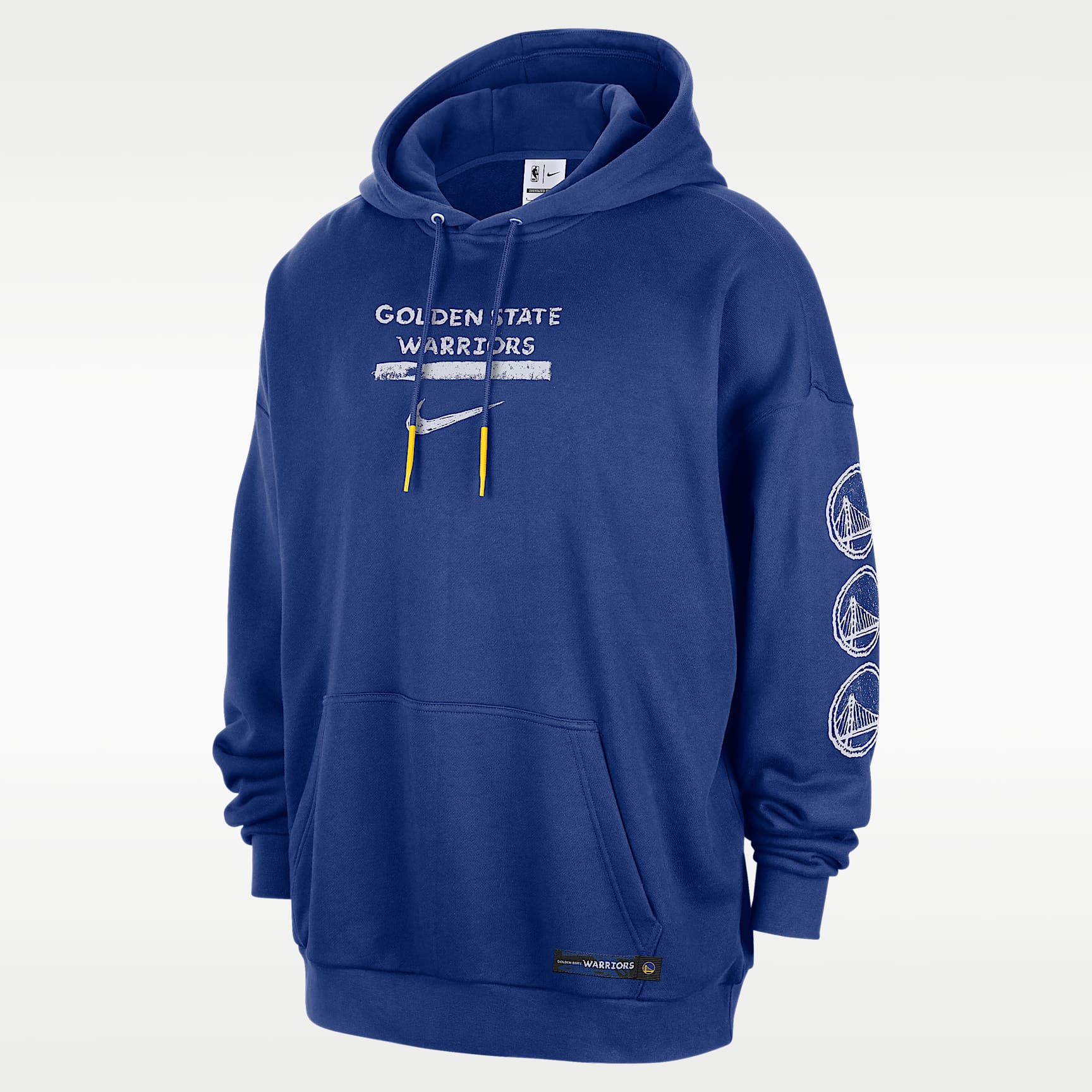 Golden State Warriors Courtside Men's Jordan NBA Club Premium Pullover Hoodie