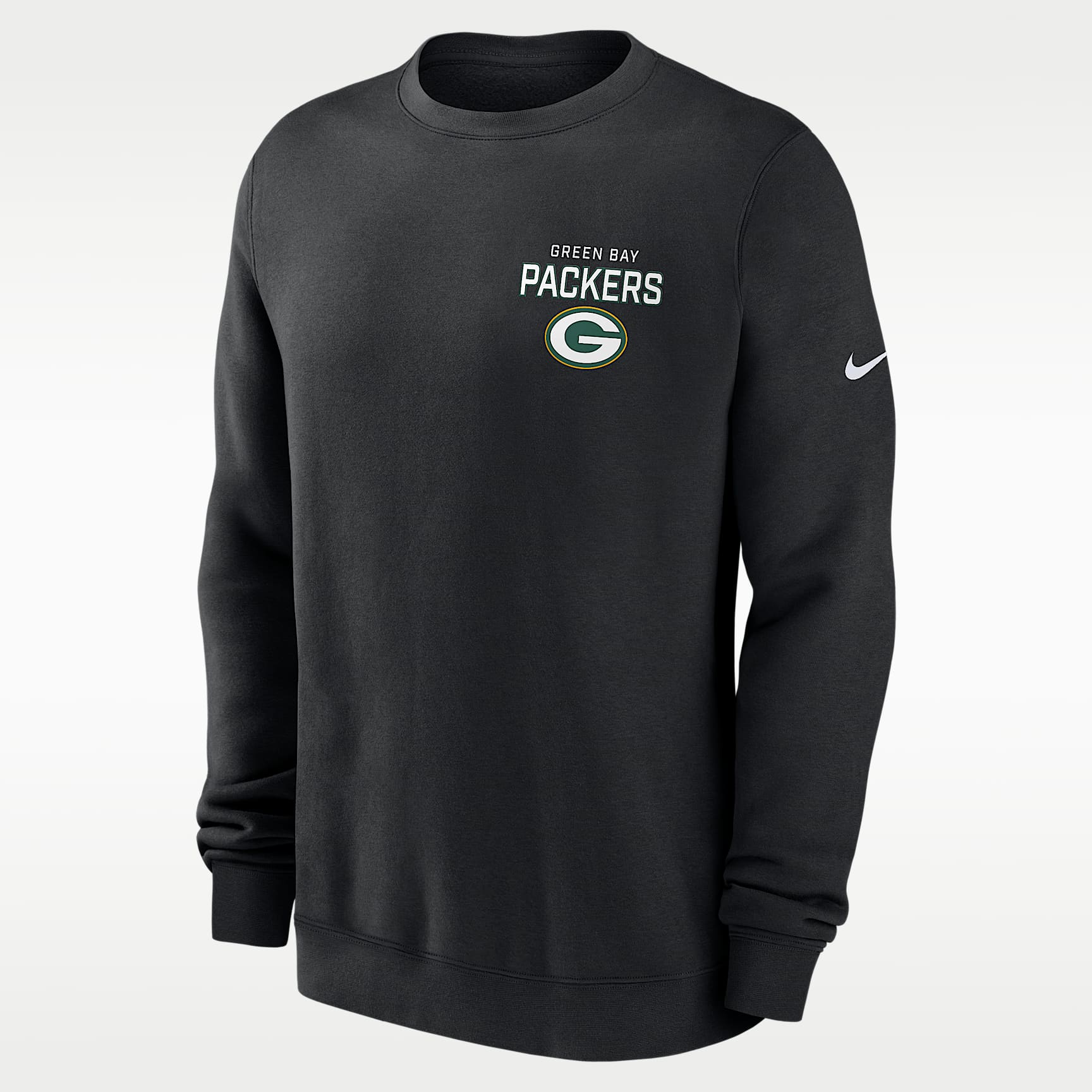 Green Bay Packers Draw Block Club Men's Nike NFL Pullover Crew