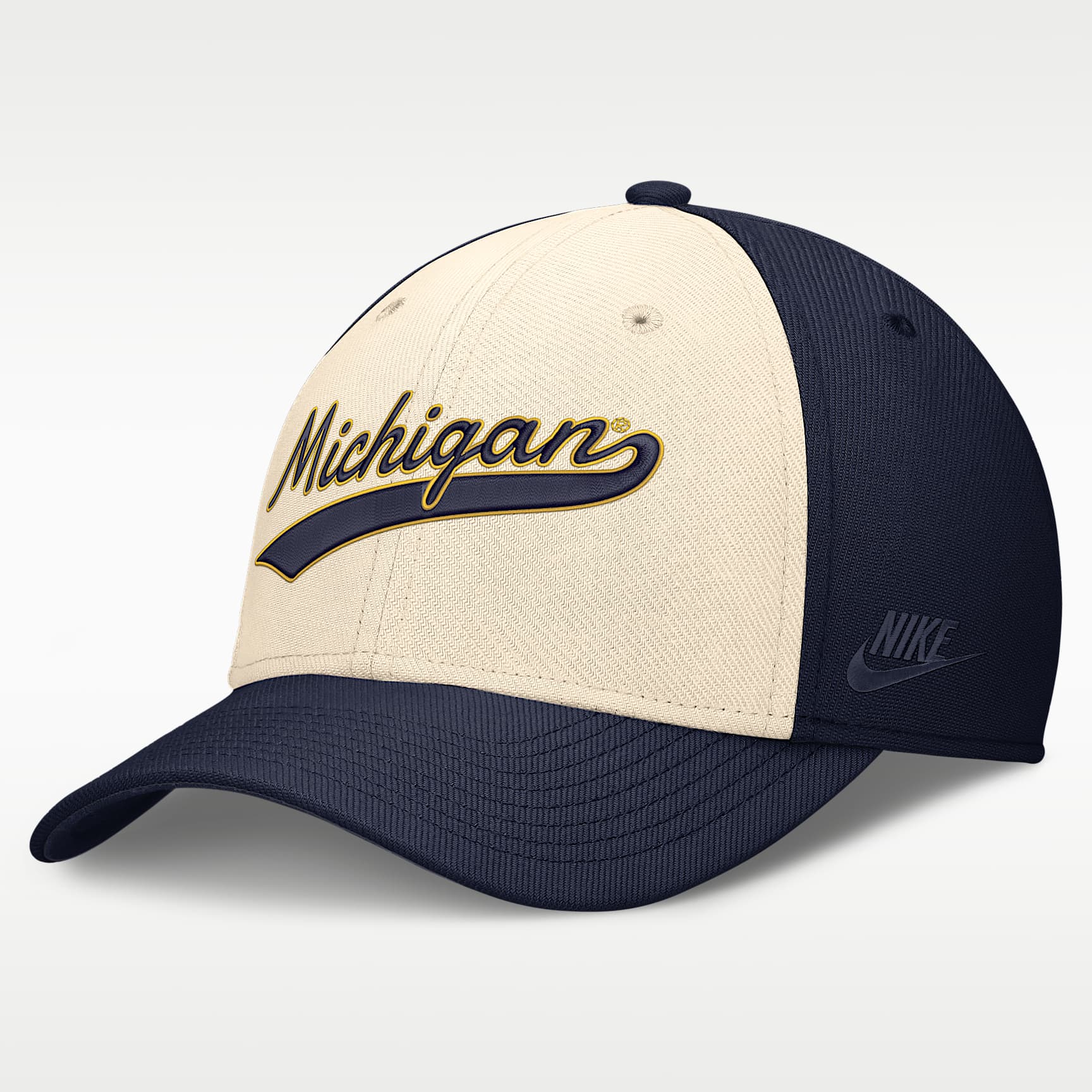 Gorra universitaria Nike Dri-FIT para hombre Michigan Legacy