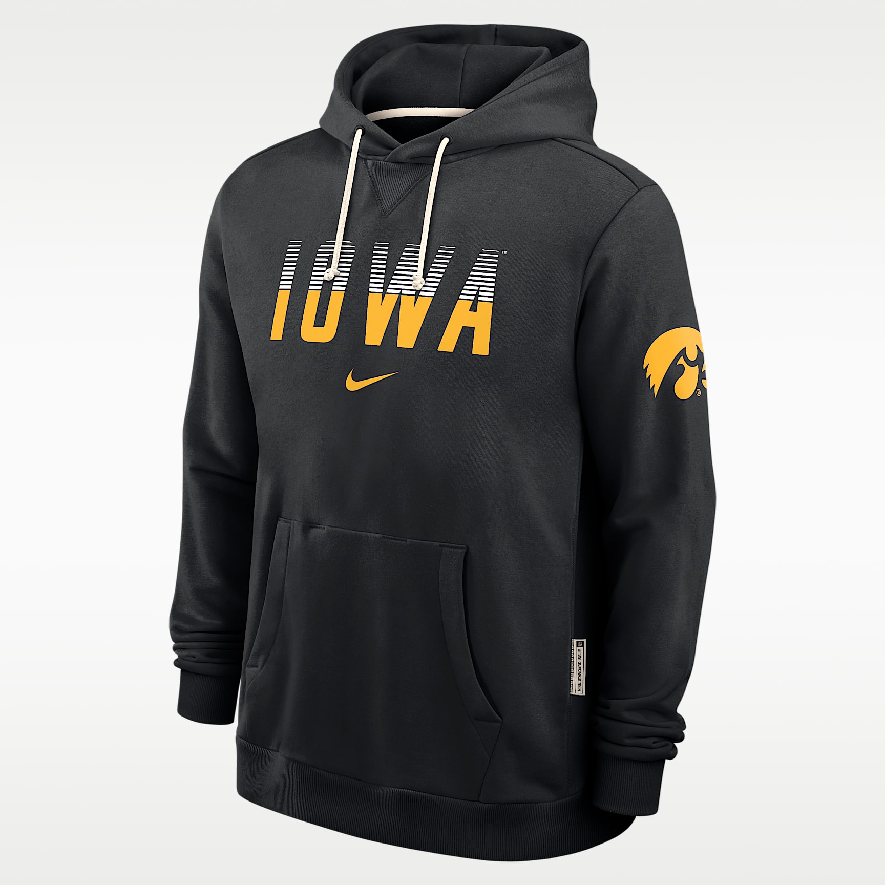 Iowa Sideline Standard Issue Men's Nike Dri-FIT College Pullover Hoodie