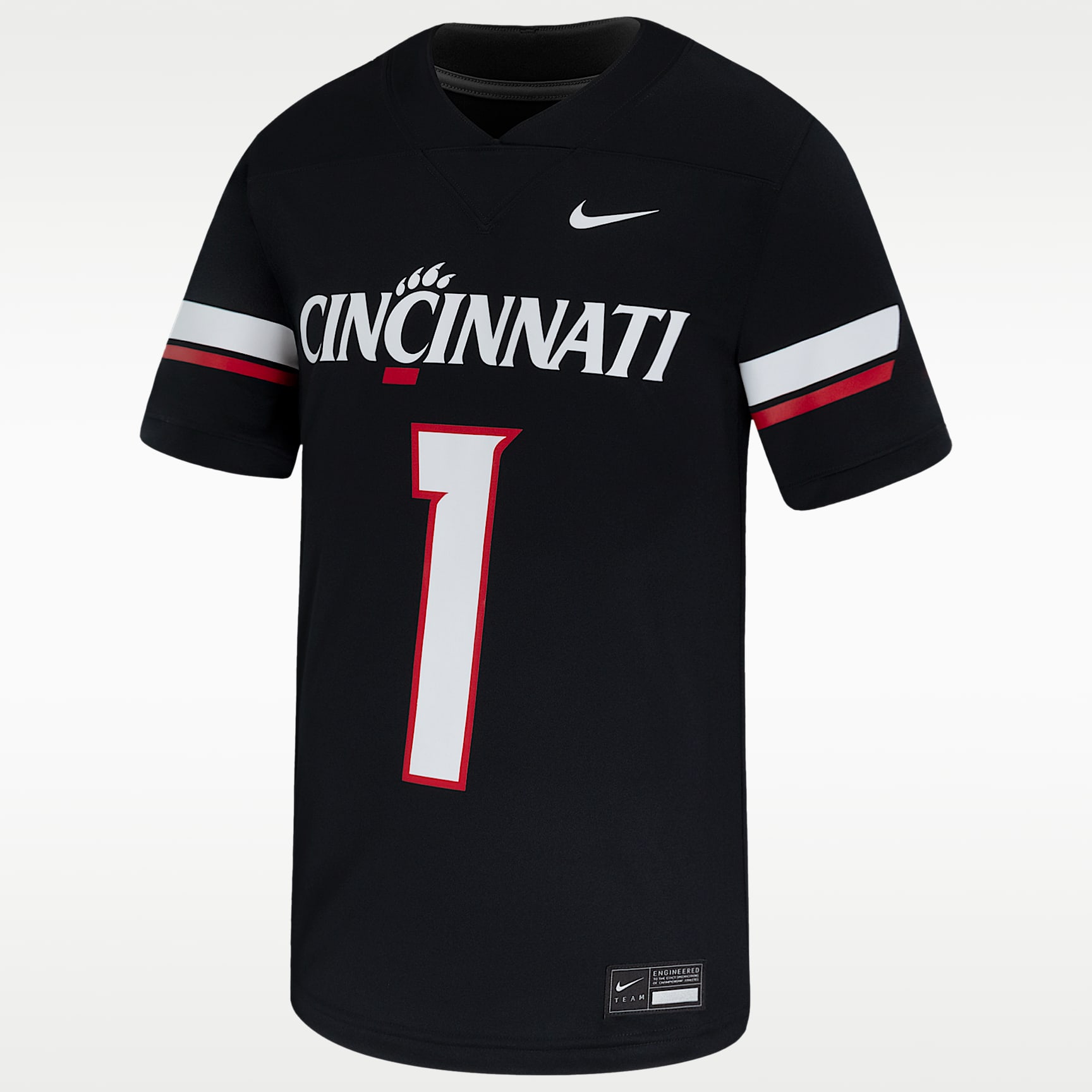 Jersey de fútbol americano universitario Nike Replica para hombre Cincinnati
