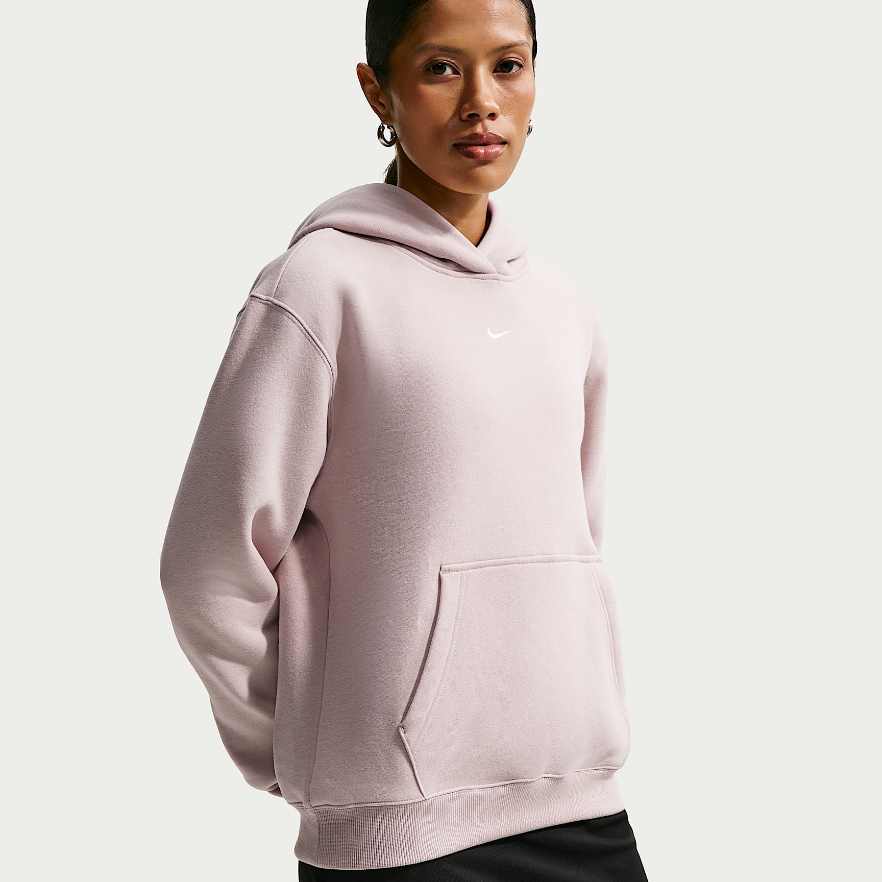 Nike Studio Fleece mittelschwerer Kapuzenpullover (Damen)