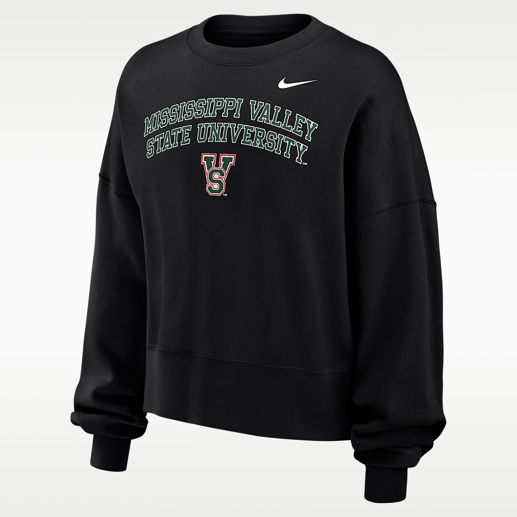 Nike College (Mississippi Valley State University) Women's Phoenix Fleece Crewneck Sweatshirt