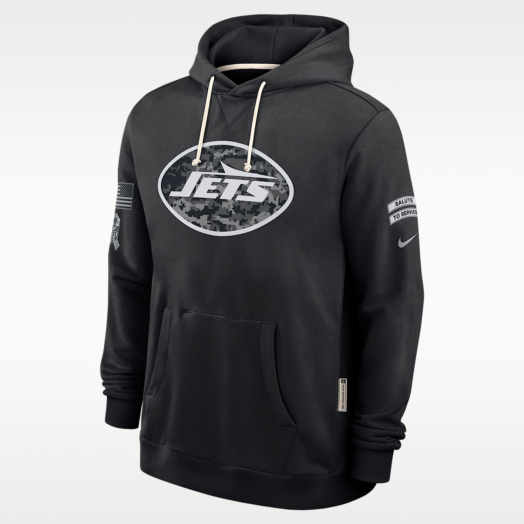 New York Jets Salute to Service Sideline Men's Nike Dri-FIT NFL Pullover Hoodie