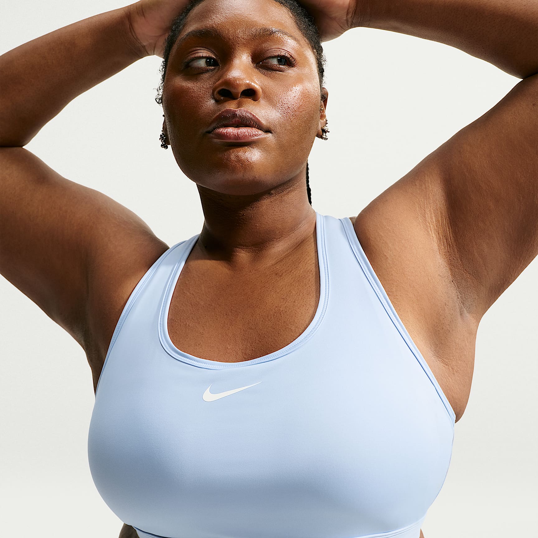 Nike Swoosh Medium Support Women's Padded Sports Bra (Plus Size)