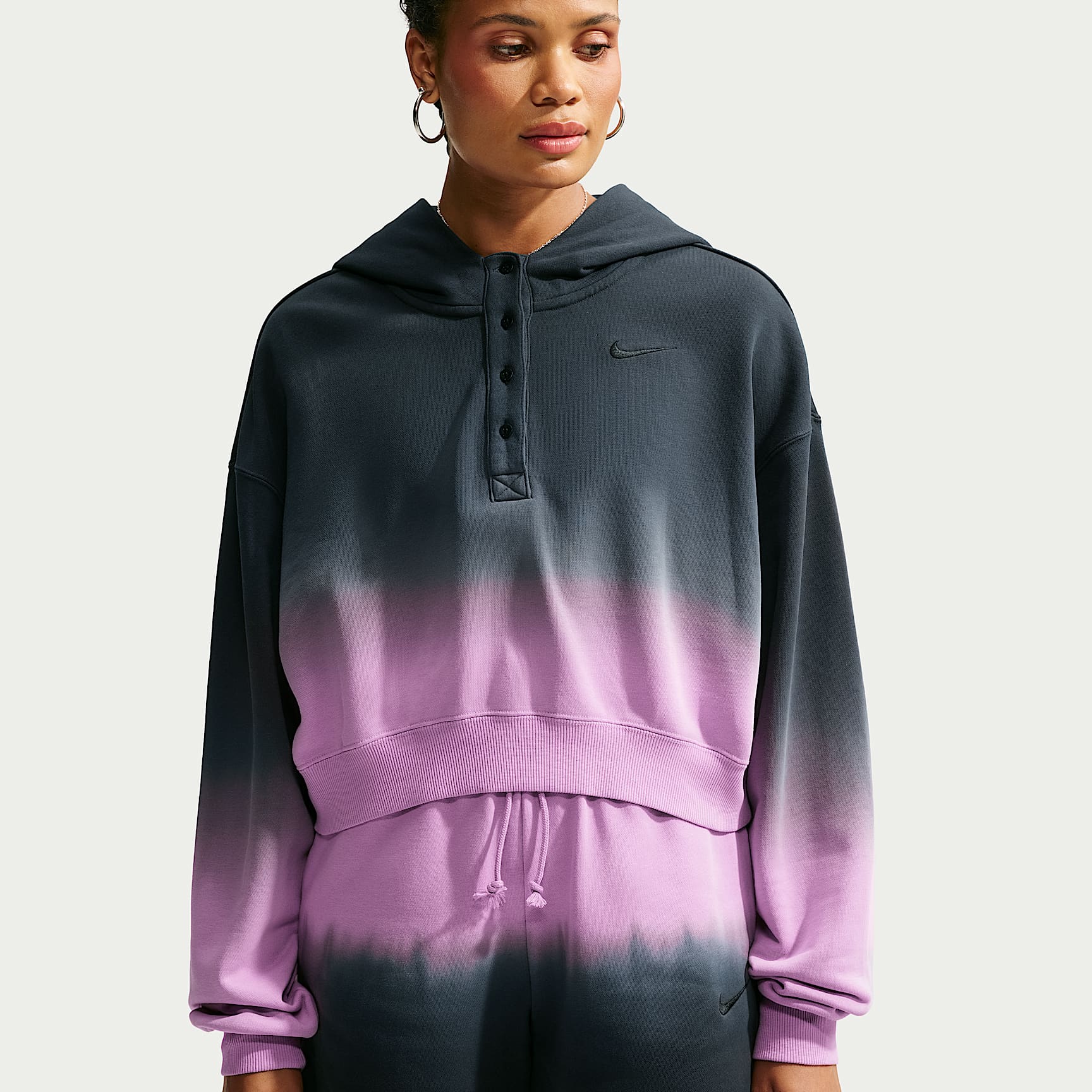 Nike Sportswear Phoenix Fleece Women's Oversized Henley Hoodie