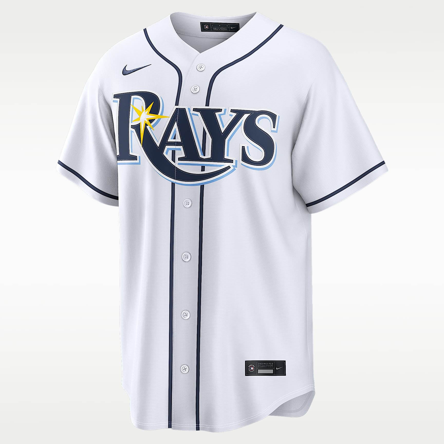 Jersey Nike de la MLB Replica para hombre Junior Caminero Tampa Bay Rays