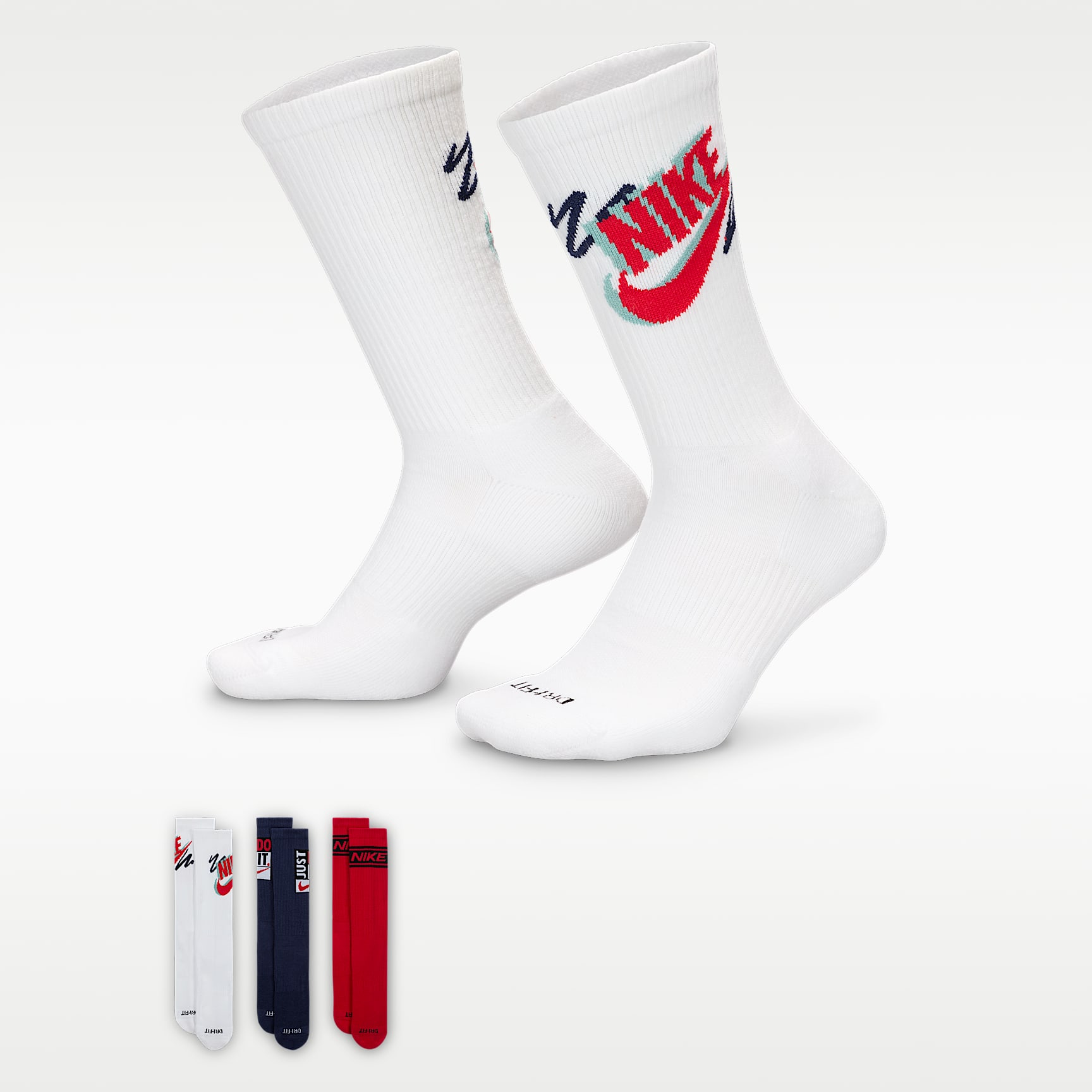 Nike Everyday Plus Crew Socks (3 Pairs)