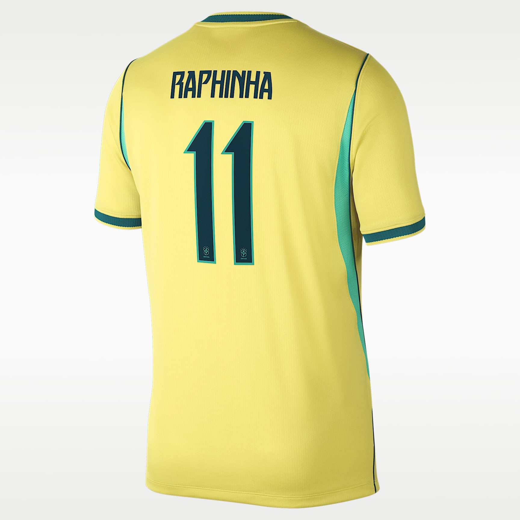 Raphinha Brazil National Team 2026 Stadium Home Men's Nike Dri-FIT Soccer Jersey
