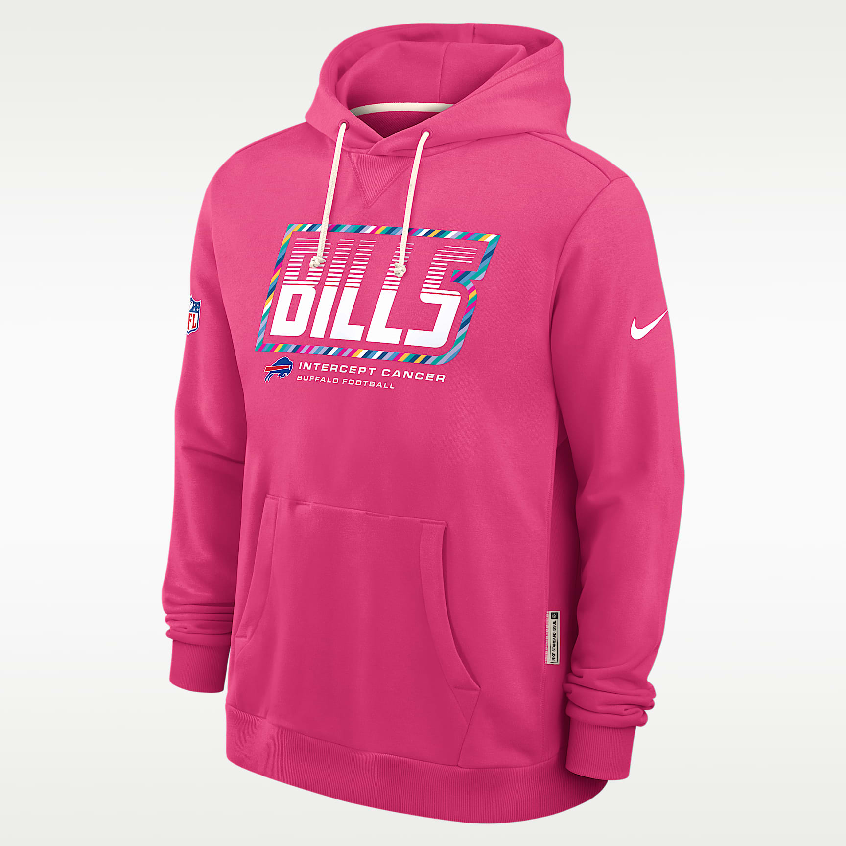 Buffalo Bills Crucial Catch Sideline Standard Issue Men's Nike Dri-FIT NFL Pullover Hoodie