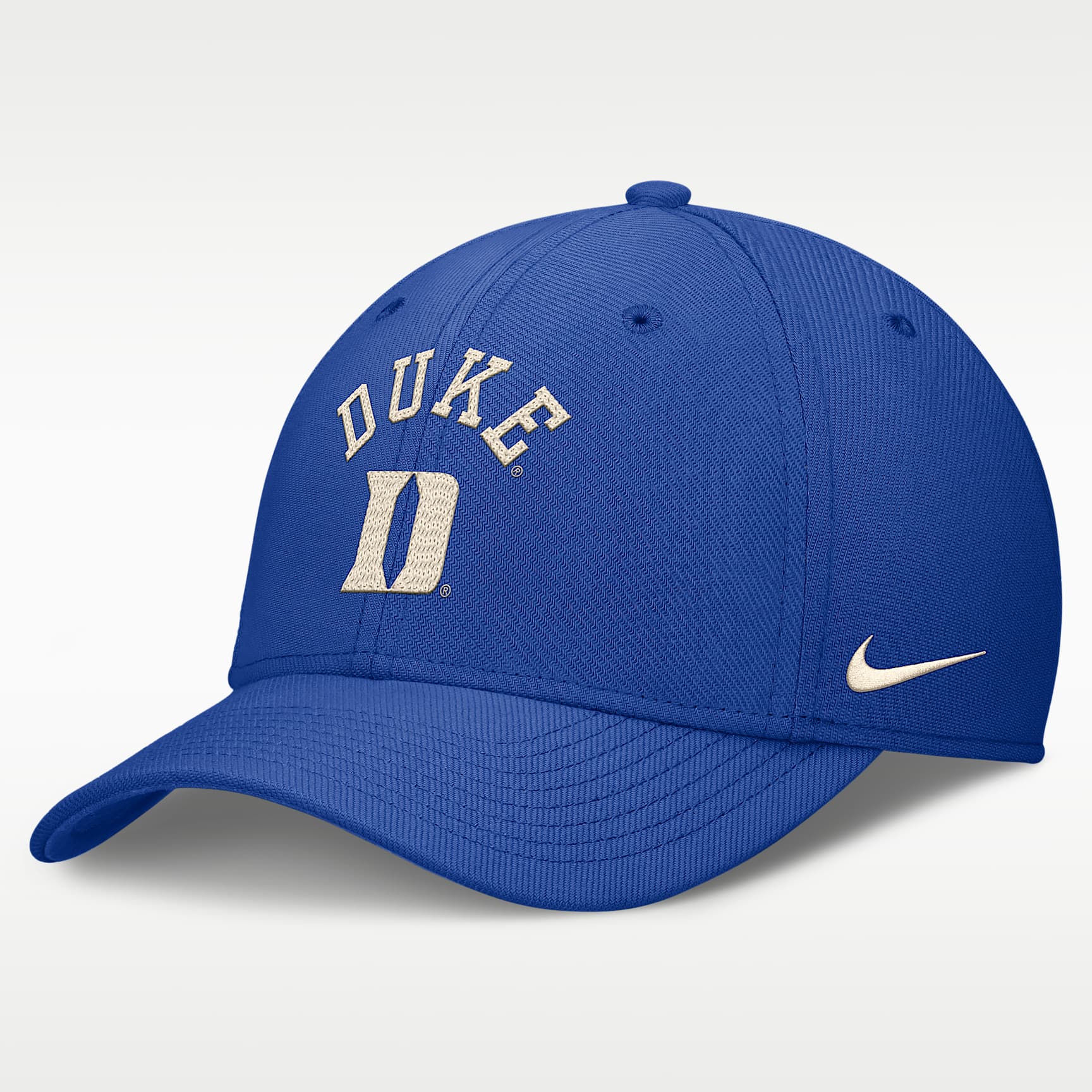Gorra universitaria Nike Dri-FIT para hombre Duke Campus Prep