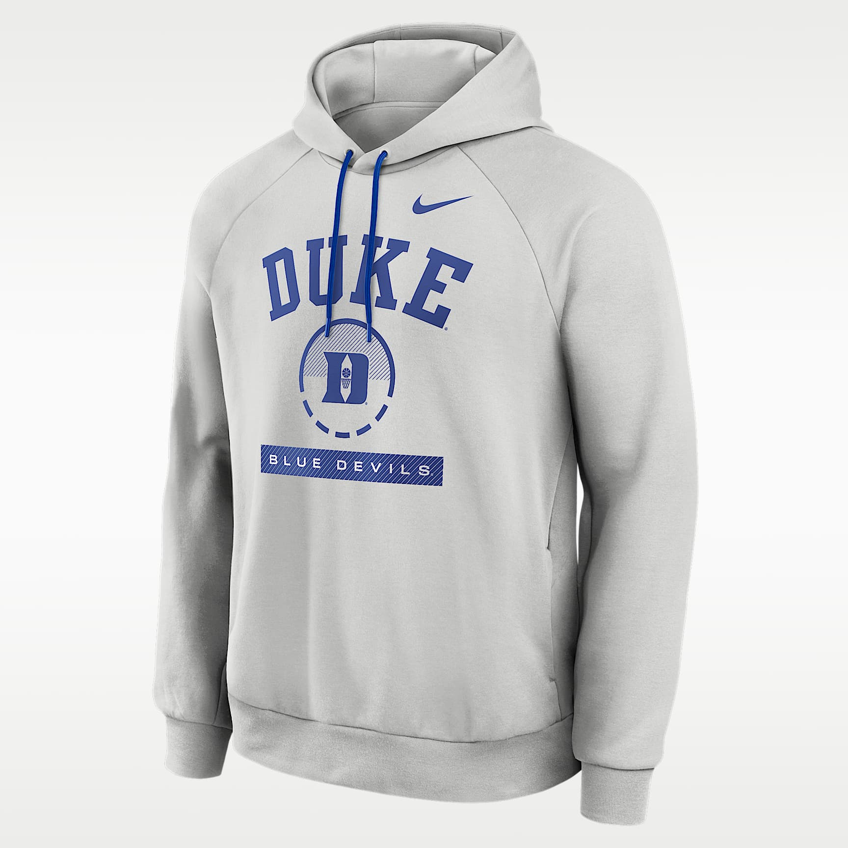 Sudadera con gorro sin cierre universitaria Nike Dri-FIT para hombre Duke Courtside