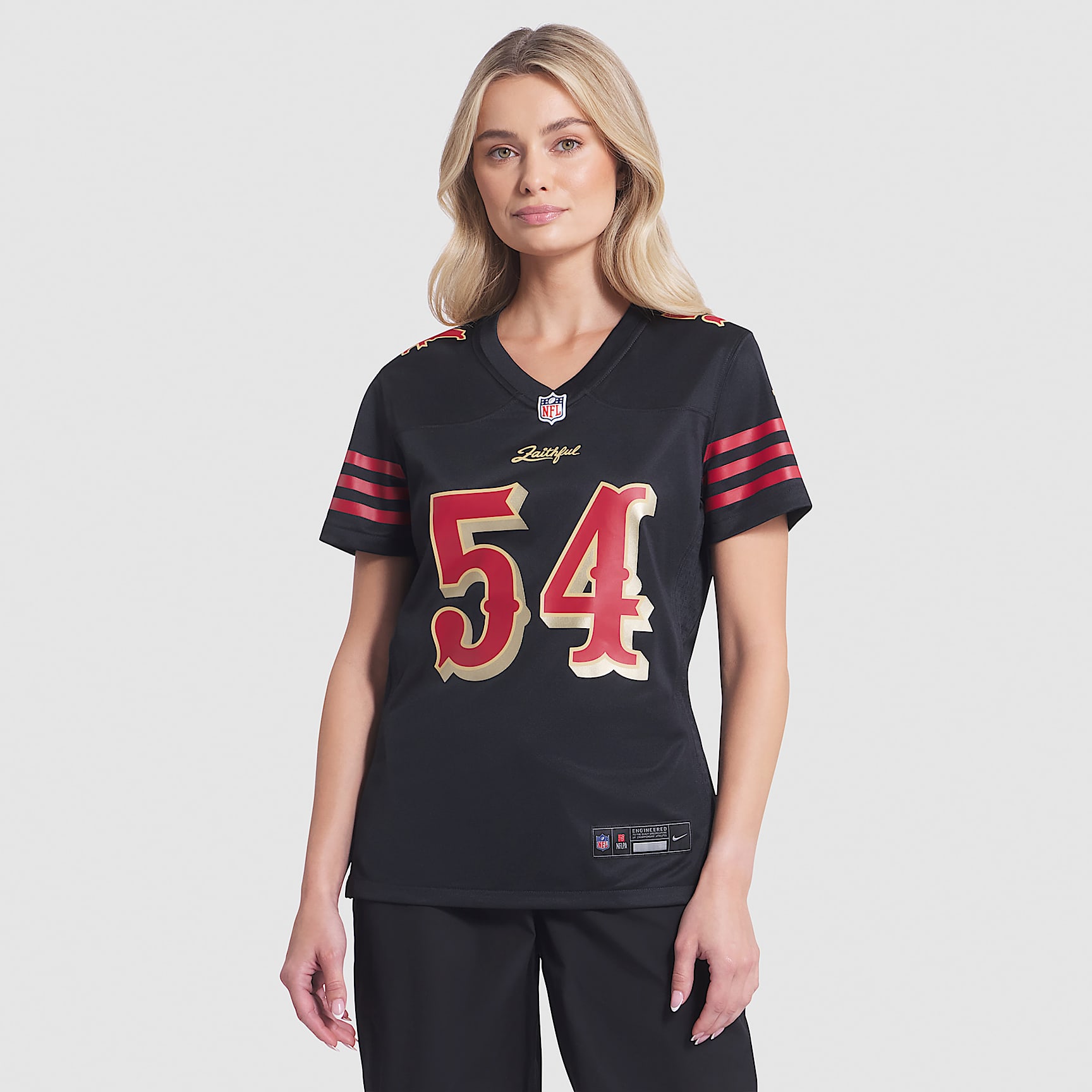 Fred Warner San Francisco 49ers Rivalries Collection Women’s Nike NFL Game Jersey