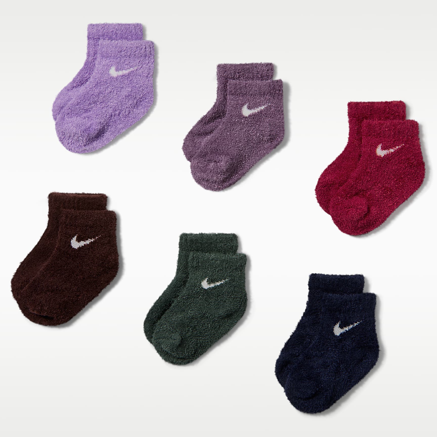 Nike Infant Feather Socks Gift Set (6 Pairs)