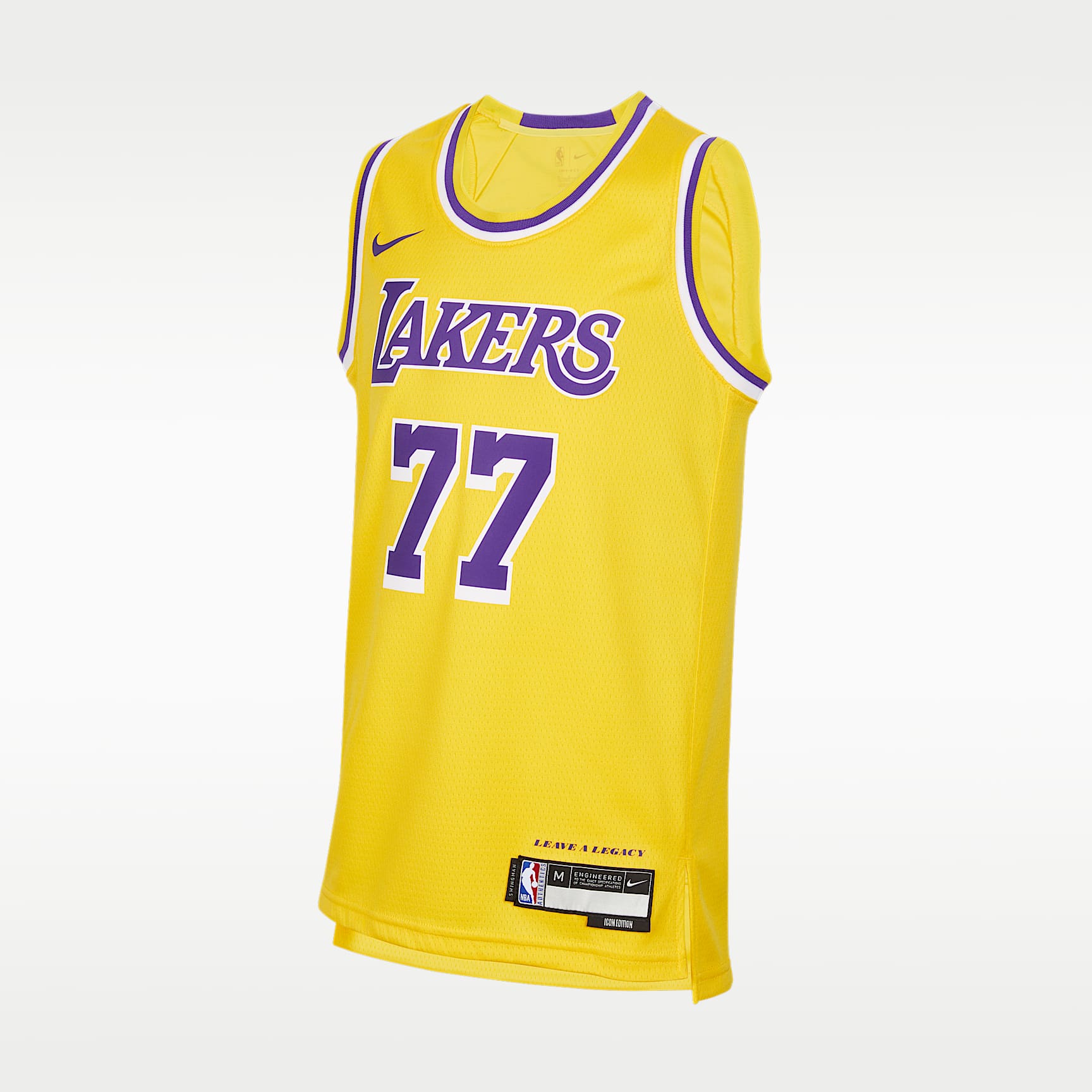 Luka Dončić Los Angeles Lakers 2024/25 Icon Edition Nike NBA Replika-Trikot (ältere Kinder, Jungen)