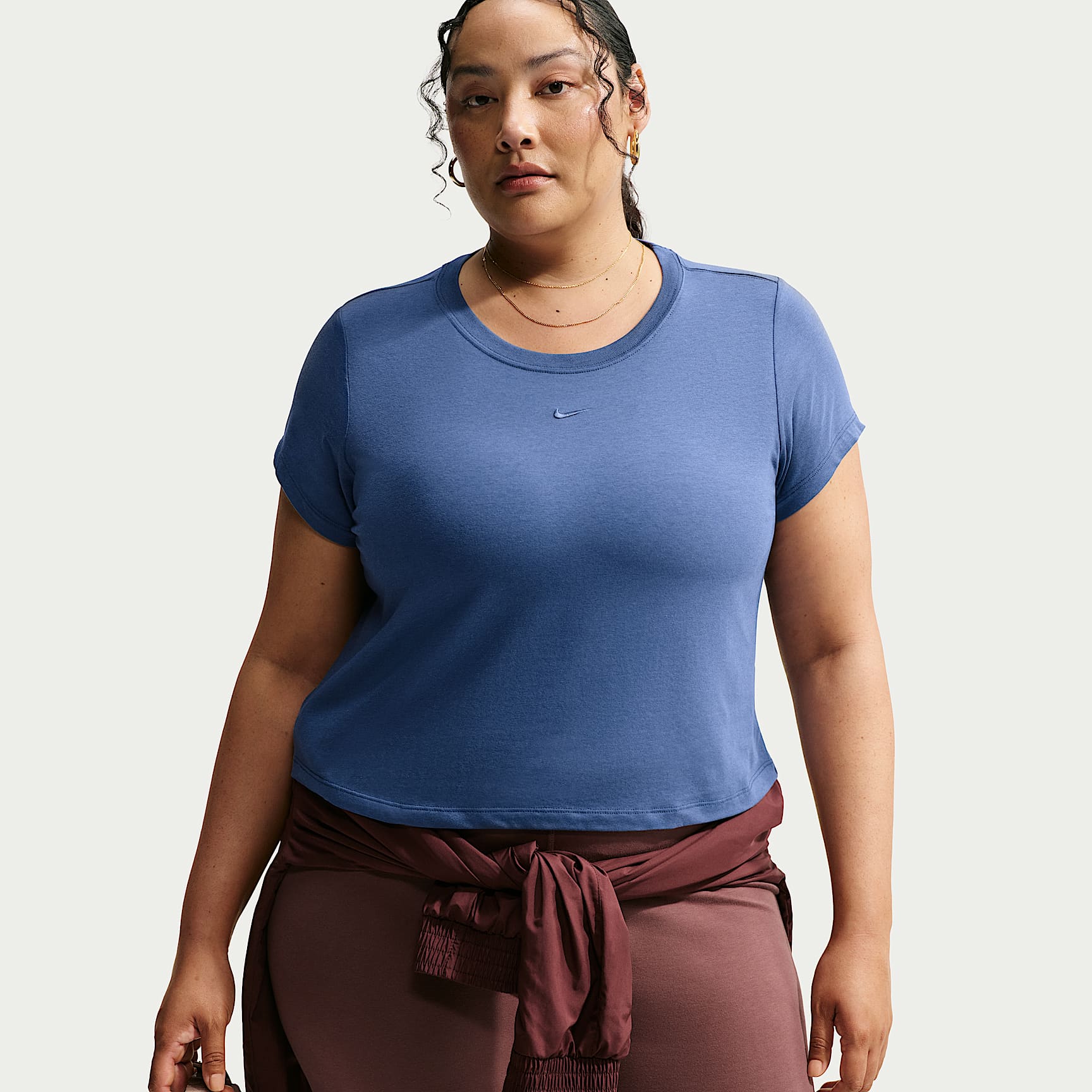 Nike Sportswear Chill Knit Women's Cropped T-Shirt (Plus Size)