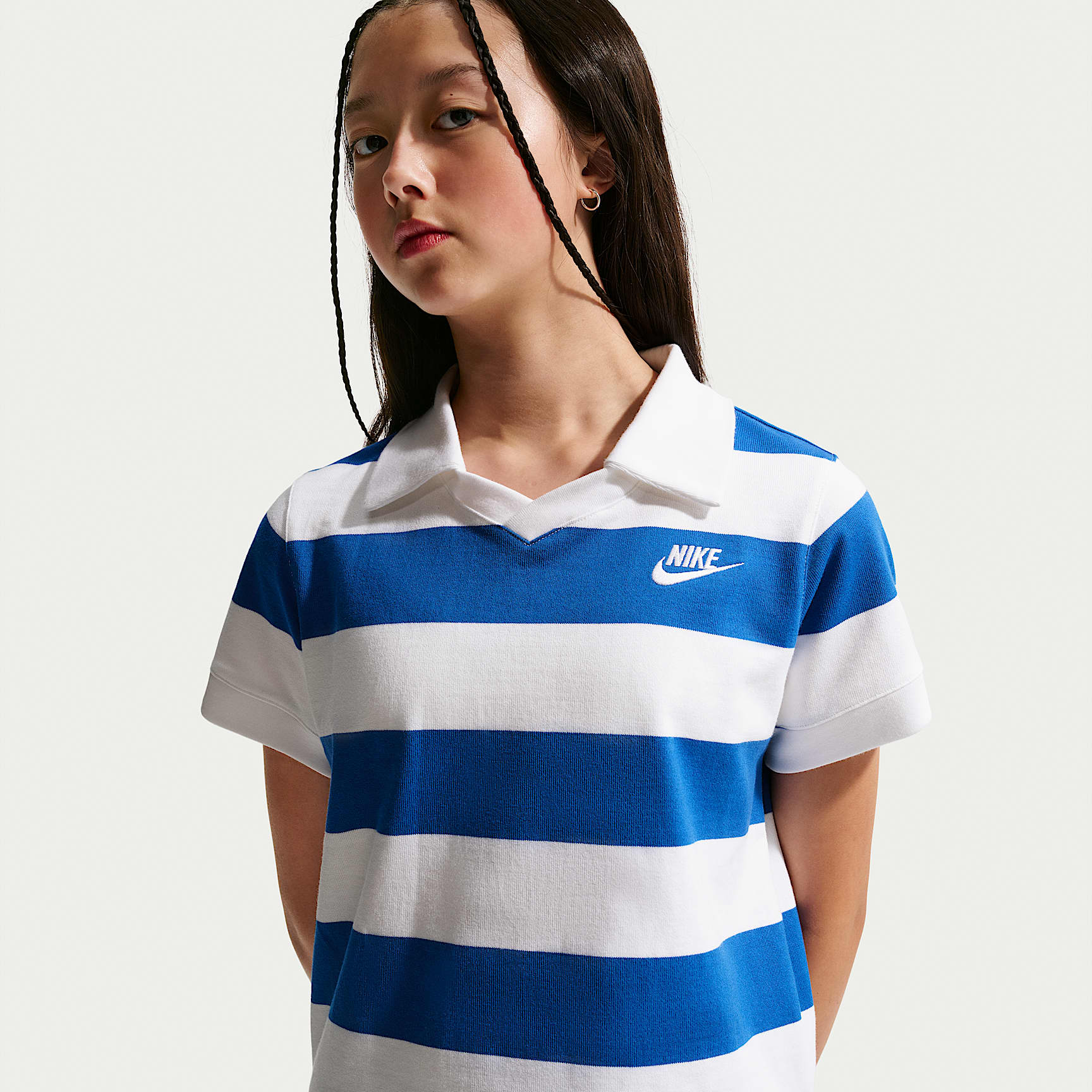 Nike Sportswear Big Kids' (Girls') Short-Sleeve Polo Top