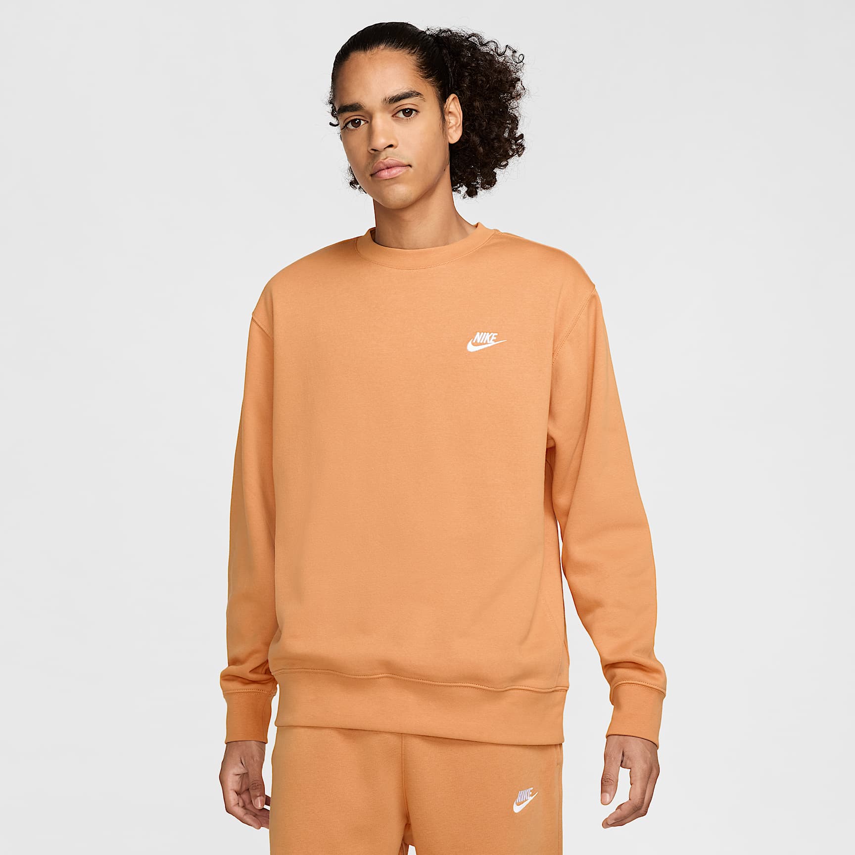 Sudadera de cuello redondo para hombre Nike Sportswear Club Fleece