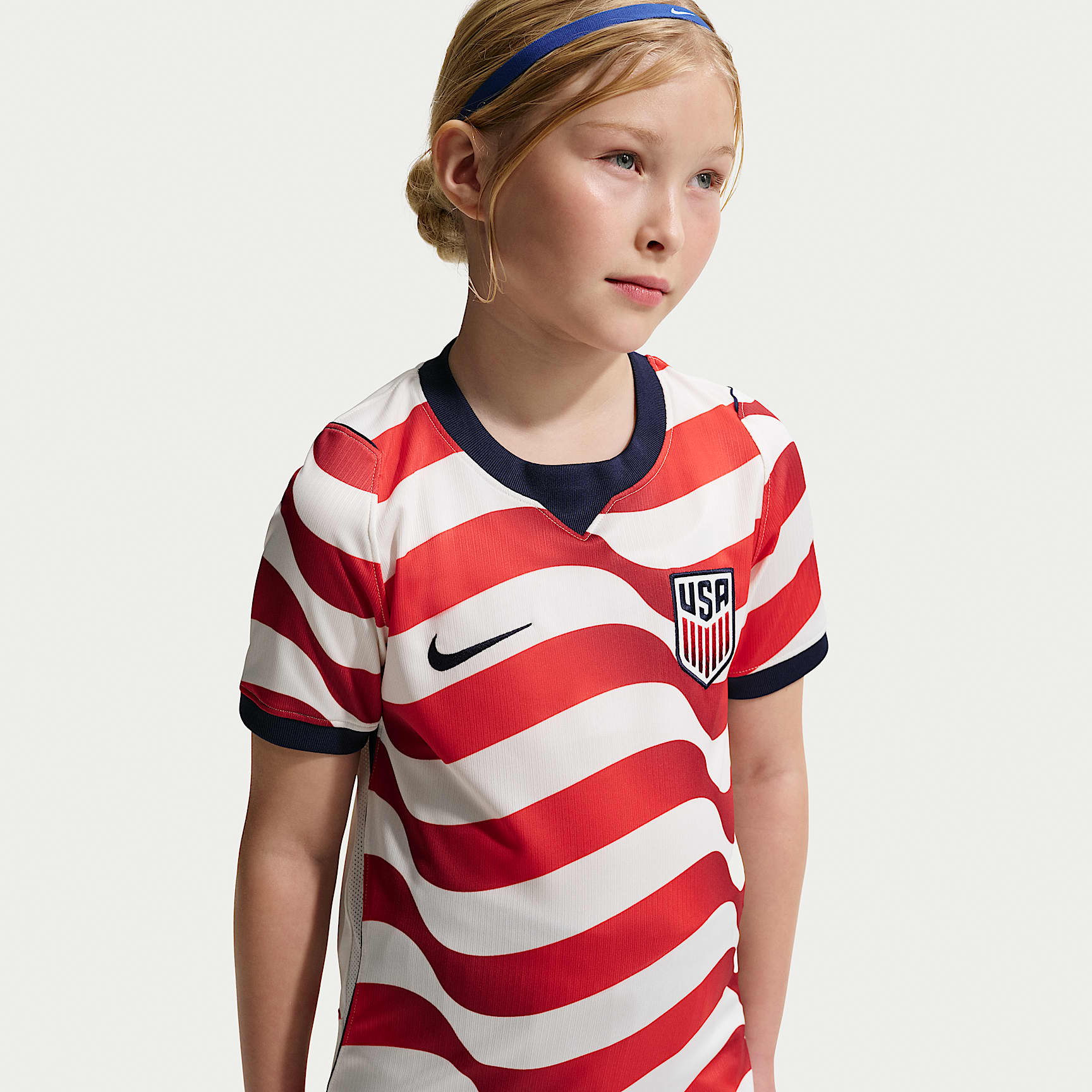 USMNT 2026 Stadium Home Big Kids' Nike Dri-FIT Soccer Replica Jersey