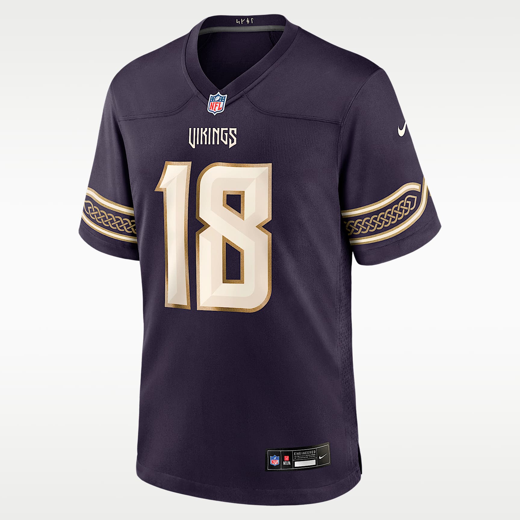 Justin Jefferson Minnesota Vikings Rivalries Collection Men's Nike NFL Game Jersey