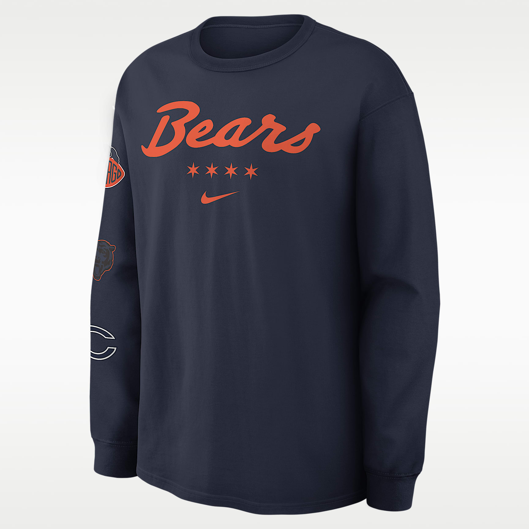 Chicago Bears Rivalries Collection Max90 Men's Nike NFL Long-Sleeve T-Shirt