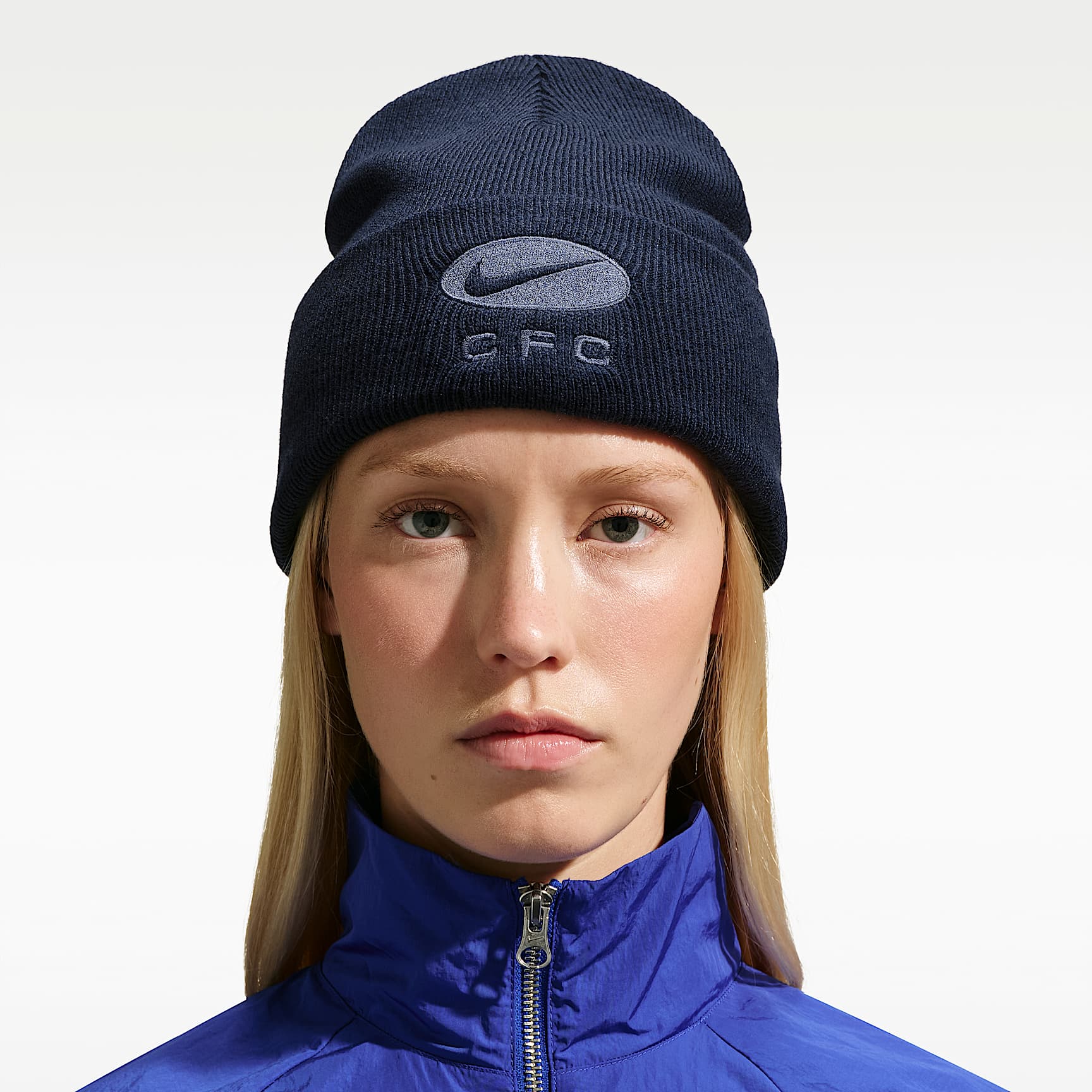 Chelsea U 2026/27 Df Peak Beanie Winter Chrome Pack U Nike Df Peak Beanie Winter Chrome Pack