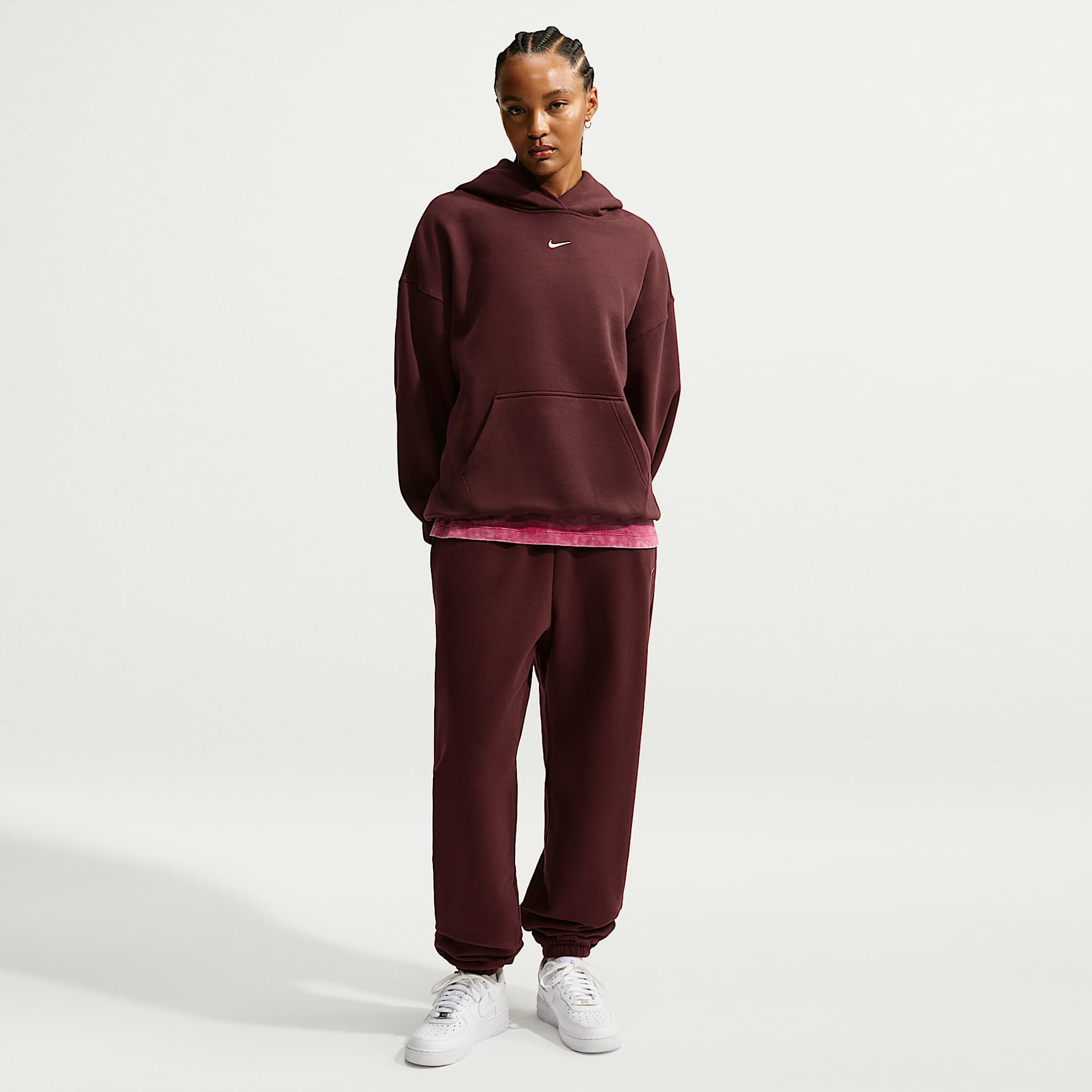 Nike Studio Fleece Medium Weight Women's High-Rise Oversized Cuffed Pants