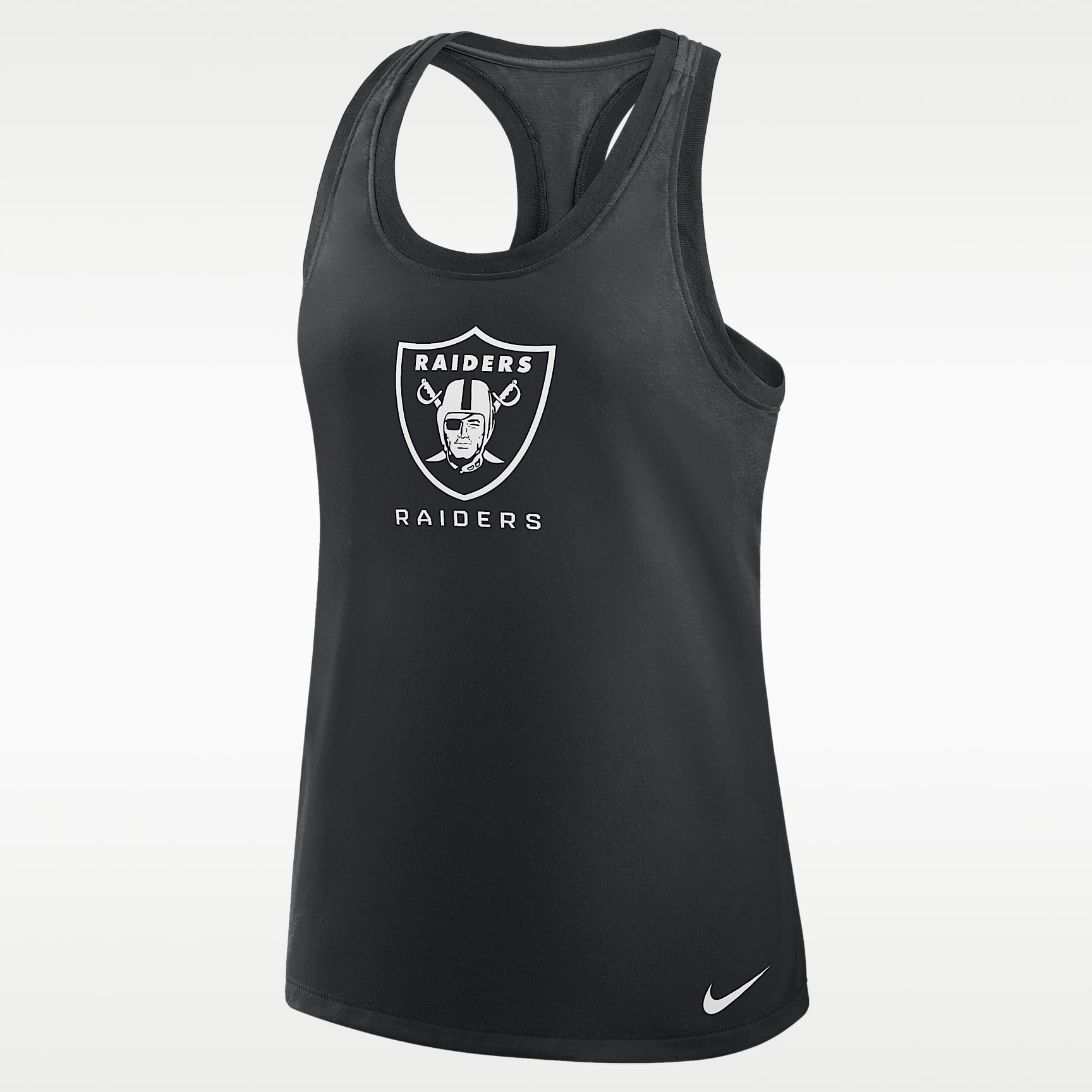 Las Vegas Raiders Hurry Up Women's Nike Dri-FIT NFL Racerback Tank Top