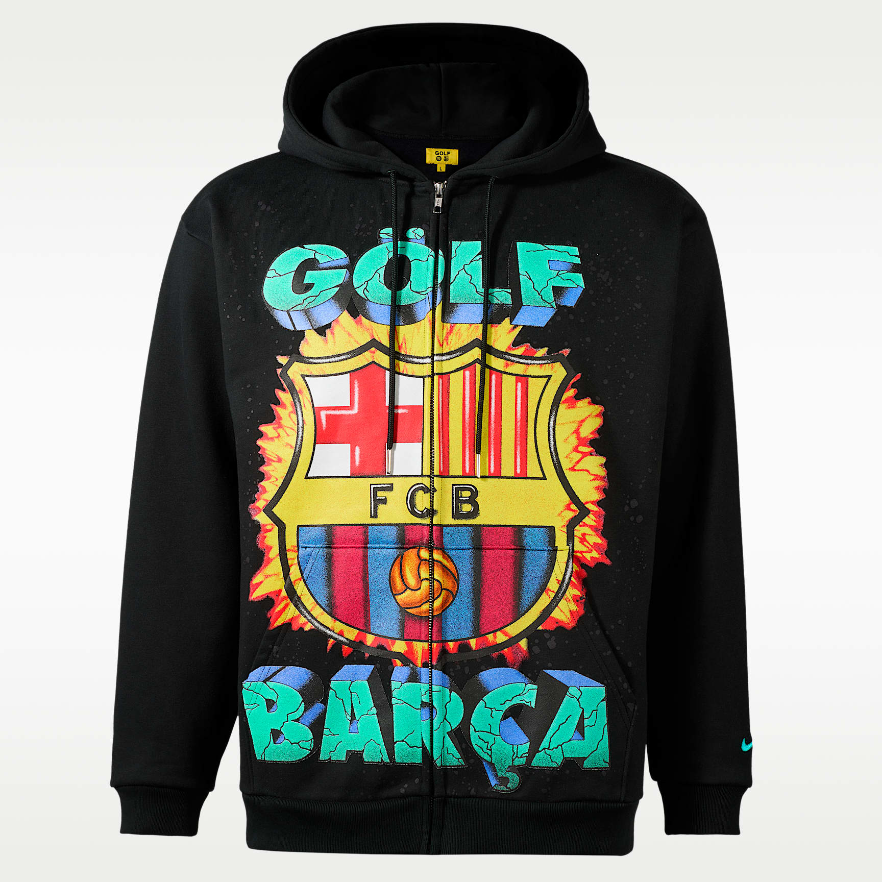 FC Barcelona x GOLF WANG Men's Nike Soccer Full-Zip Hoodie