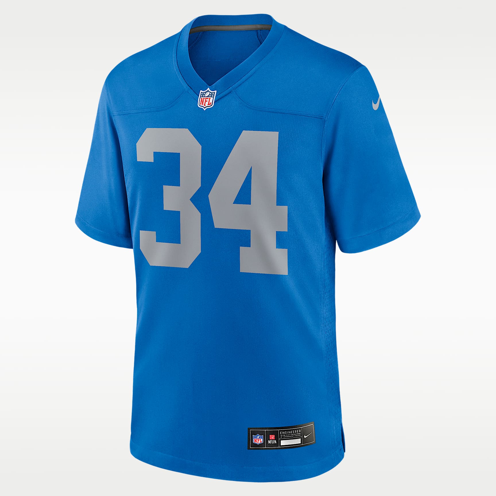 Alex Anzalone Detroit Lions Men's Nike NFL Game Football Jersey
