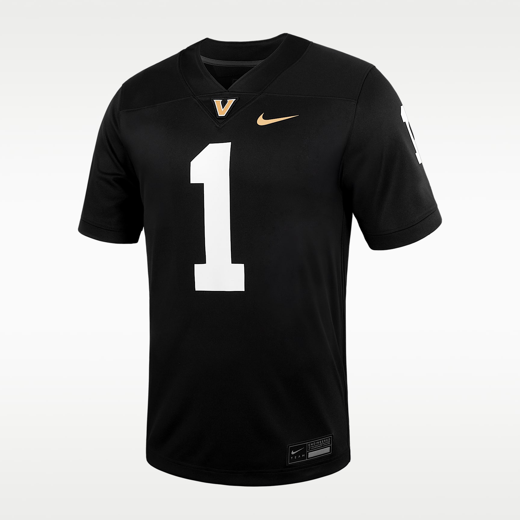 Jersey de fútbol americano universitario Nike Replica para hombre Vanderbilt
