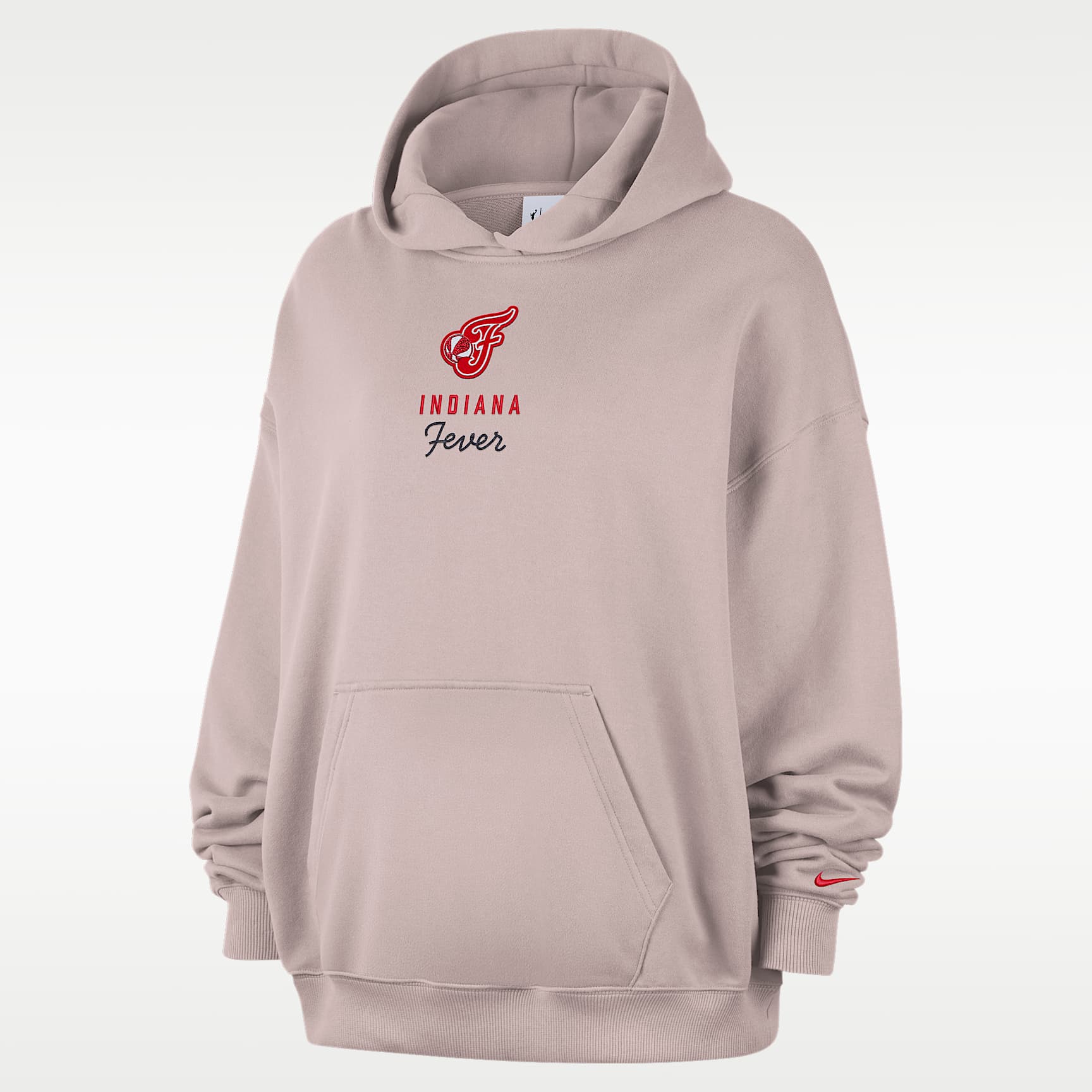 Indiana Fever Women's Nike French Terry Oversized Pullover Hoodie