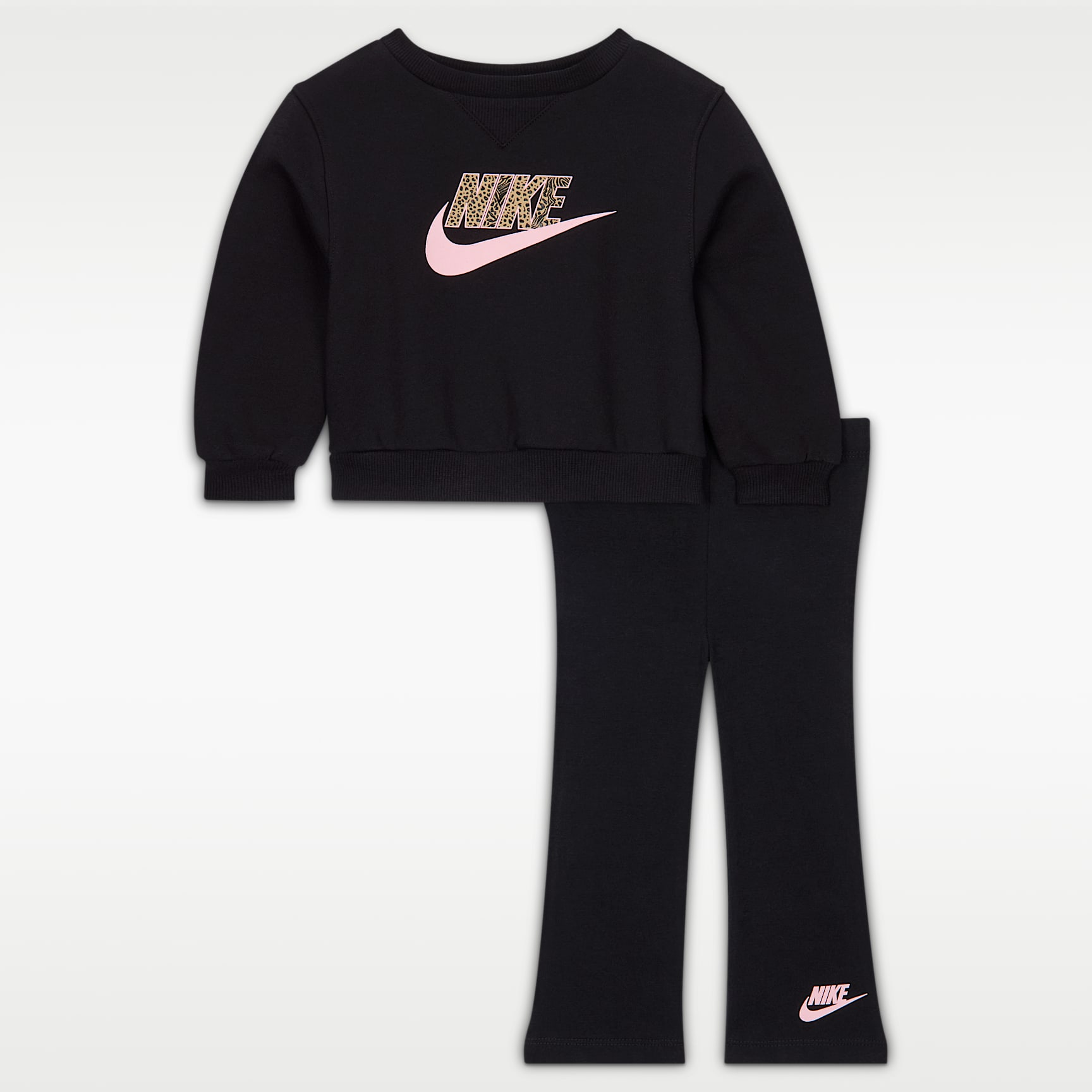 Conjunto de leggings de 2 piezas con logotipo para bebé (12 a 24 meses) Nike Wild Warmth