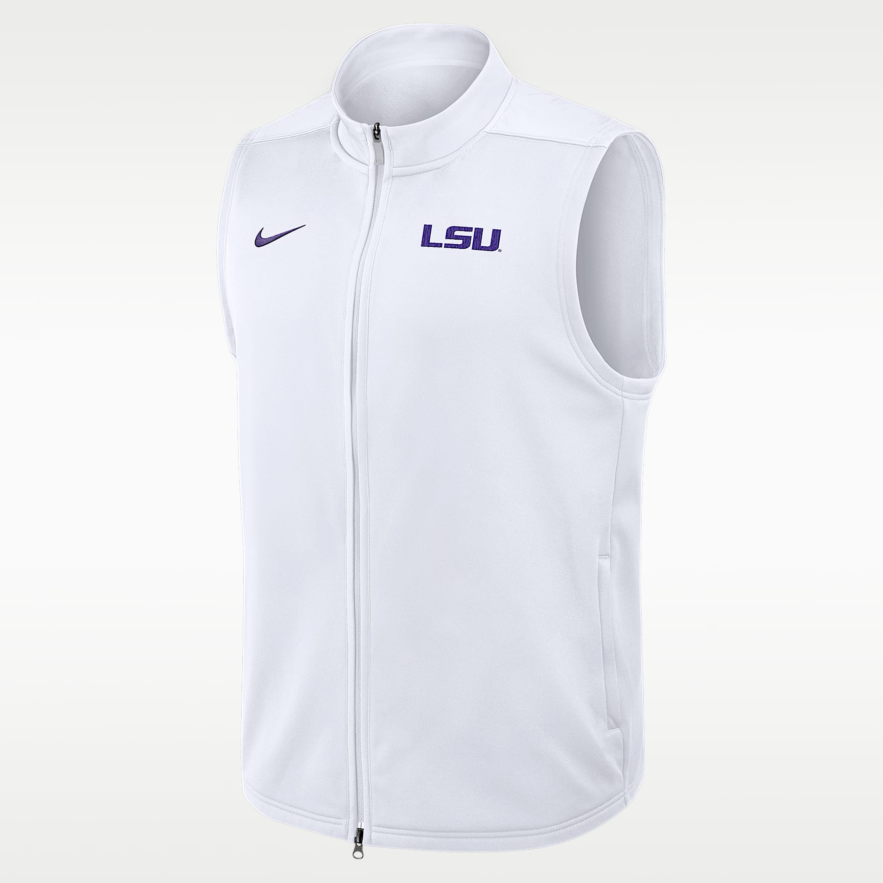LSU Primetime Victory Men's Nike Therma-FIT College Full-Zip Vest