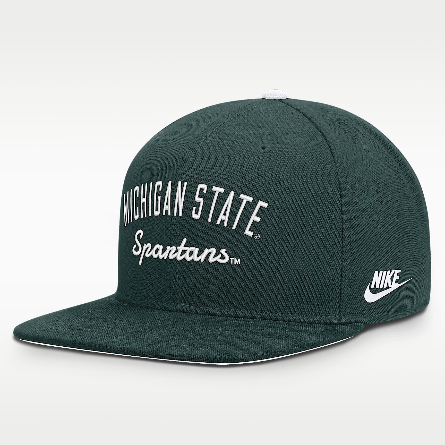 Gorra universitaria Nike Dri-FIT ajustable para hombre Michigan State Legacy Pro
