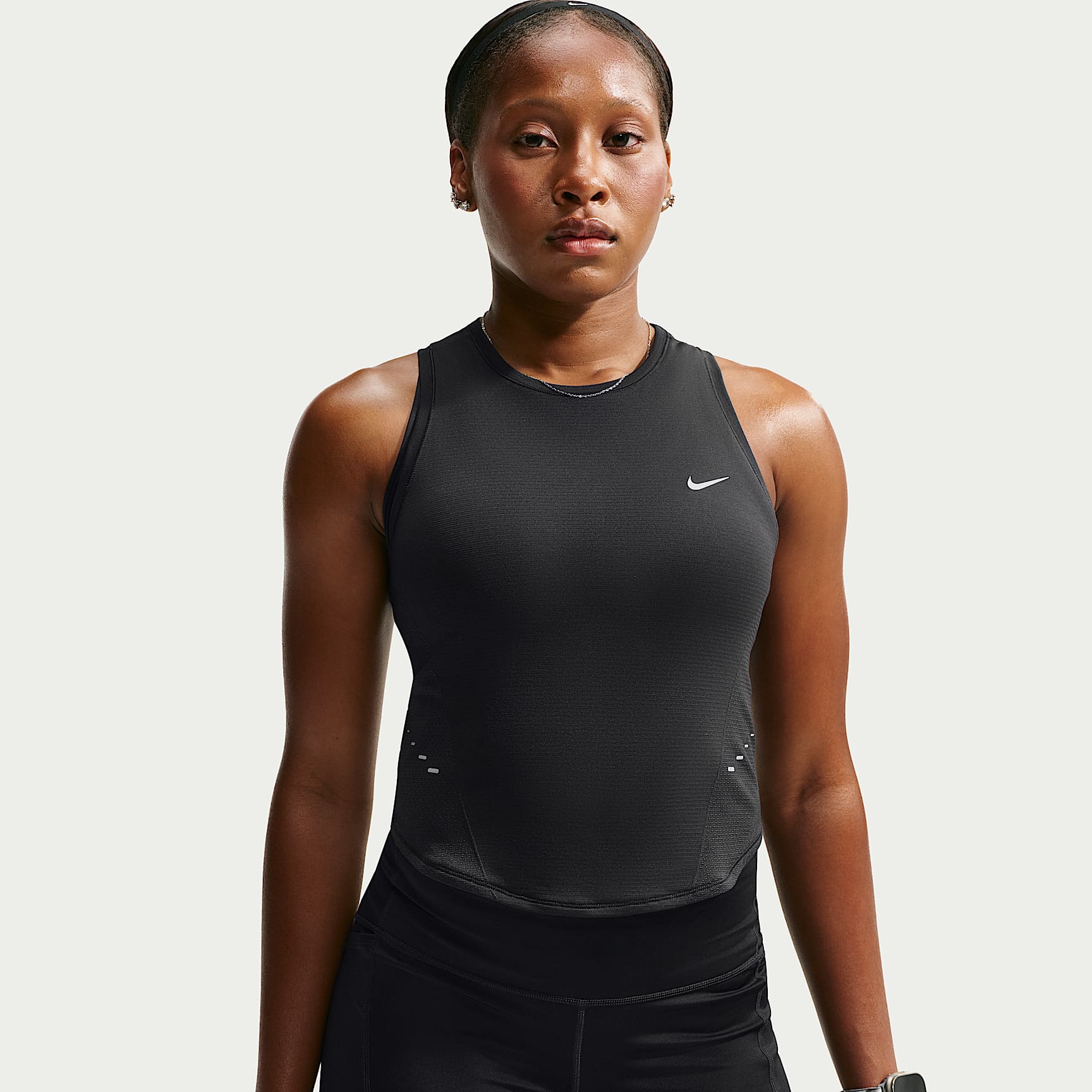 Nike Swift Women's Dri-FIT Seamless Cropped Running Tank Top